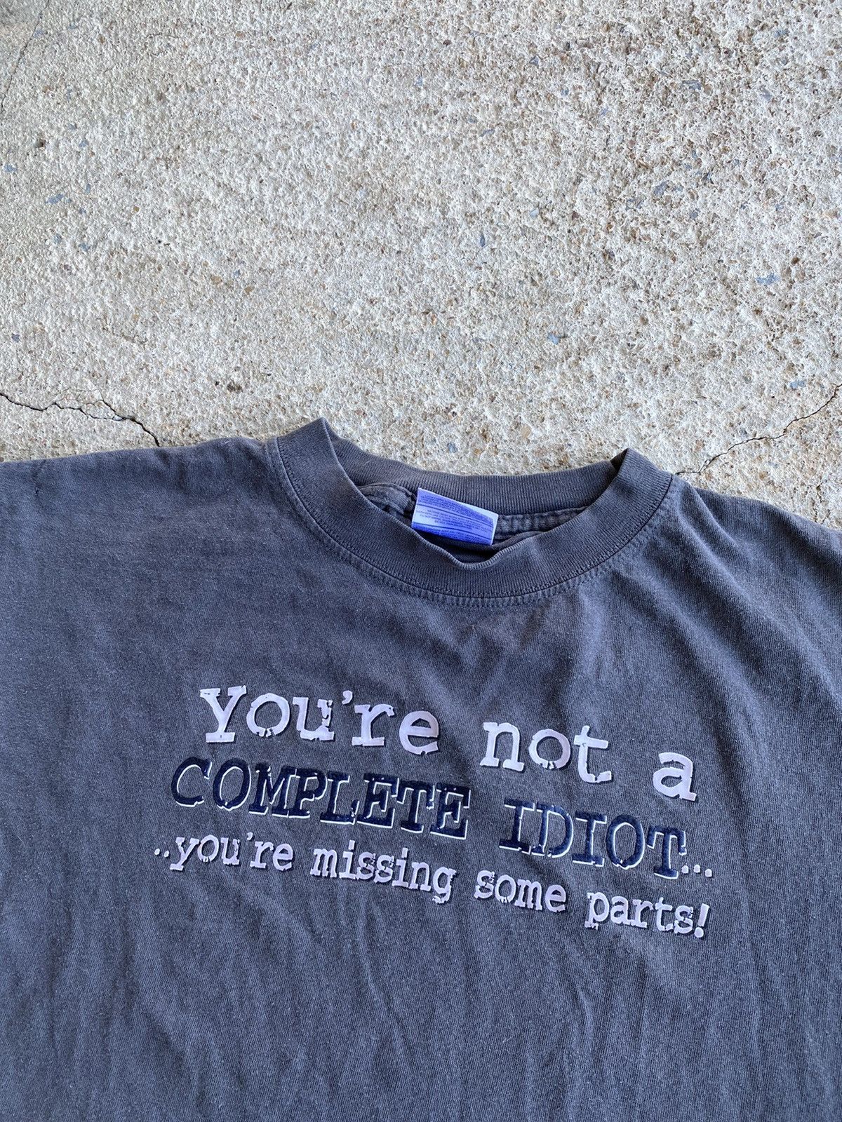 Japanese Brand × Vintage Vintage Y2K Novelty Saying Funny Distressed Shirt Size US M / EU 48-50 / 2 - 2 Thumbnail