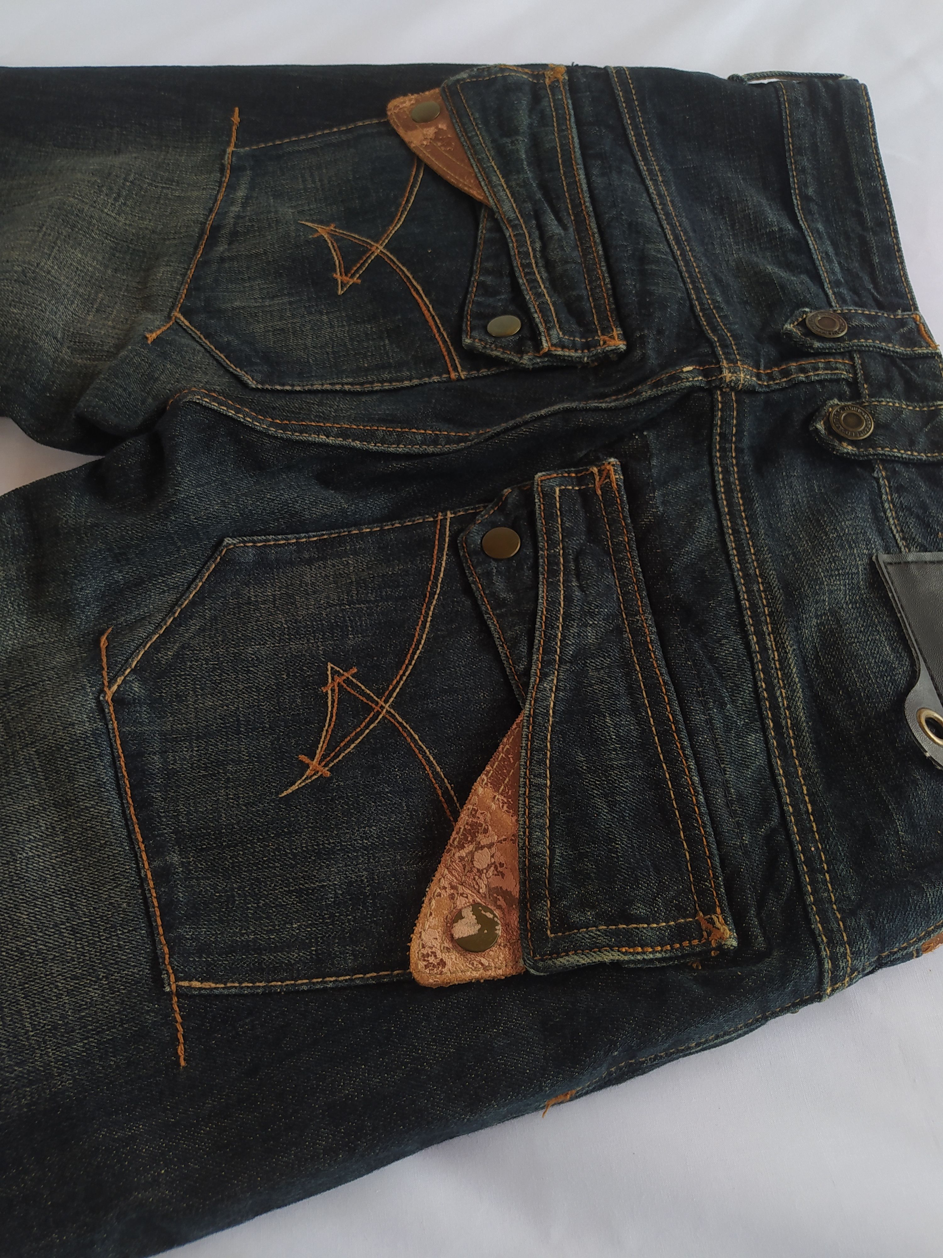 Japanese Brand × Vintage Unnamed denim jeans Size US 30 / EU 46 - 10 Thumbnail