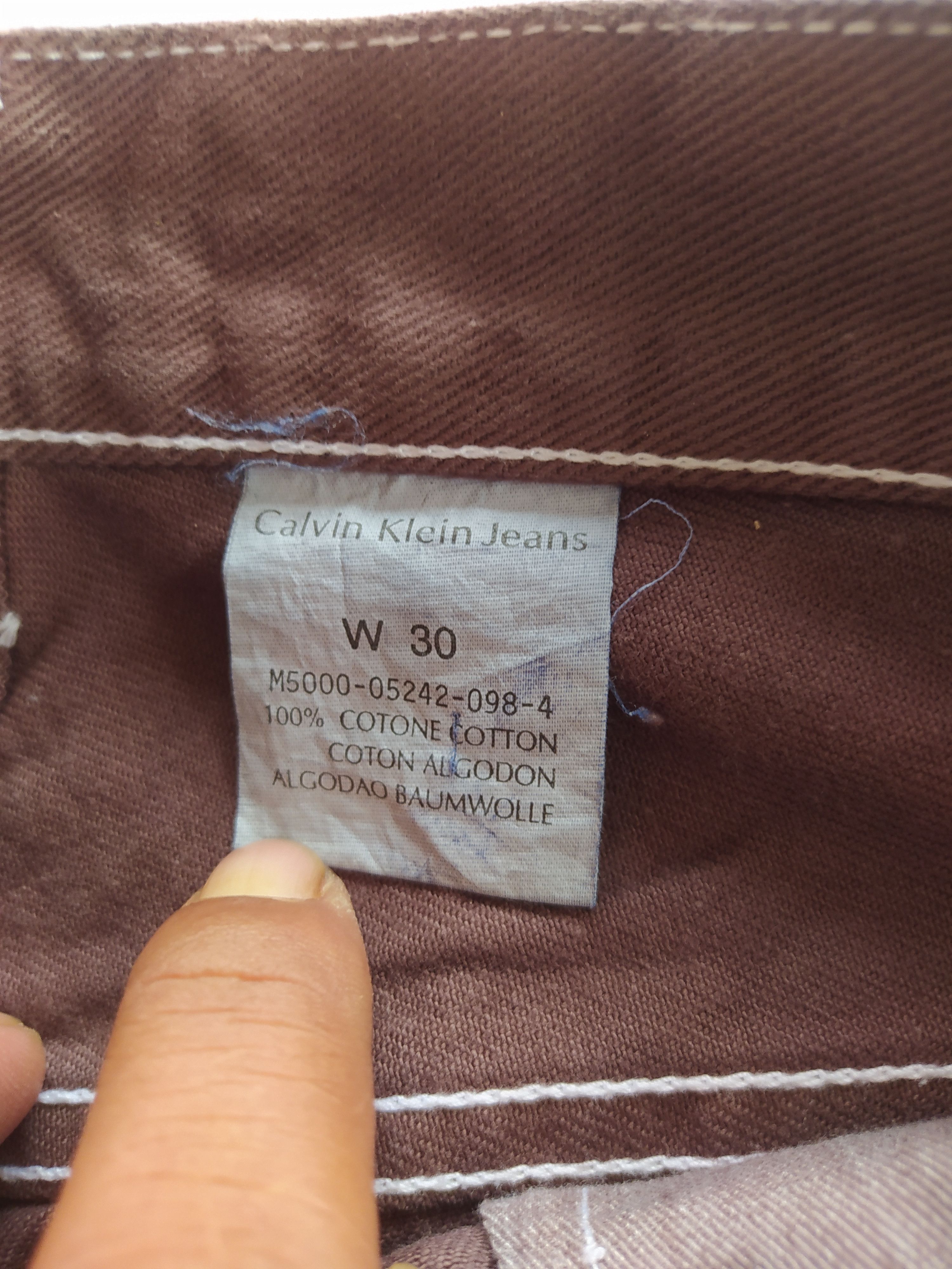 Calvin Klein Calvin Klein chocolate jeans Size US 30 / EU 46 - 8 Thumbnail