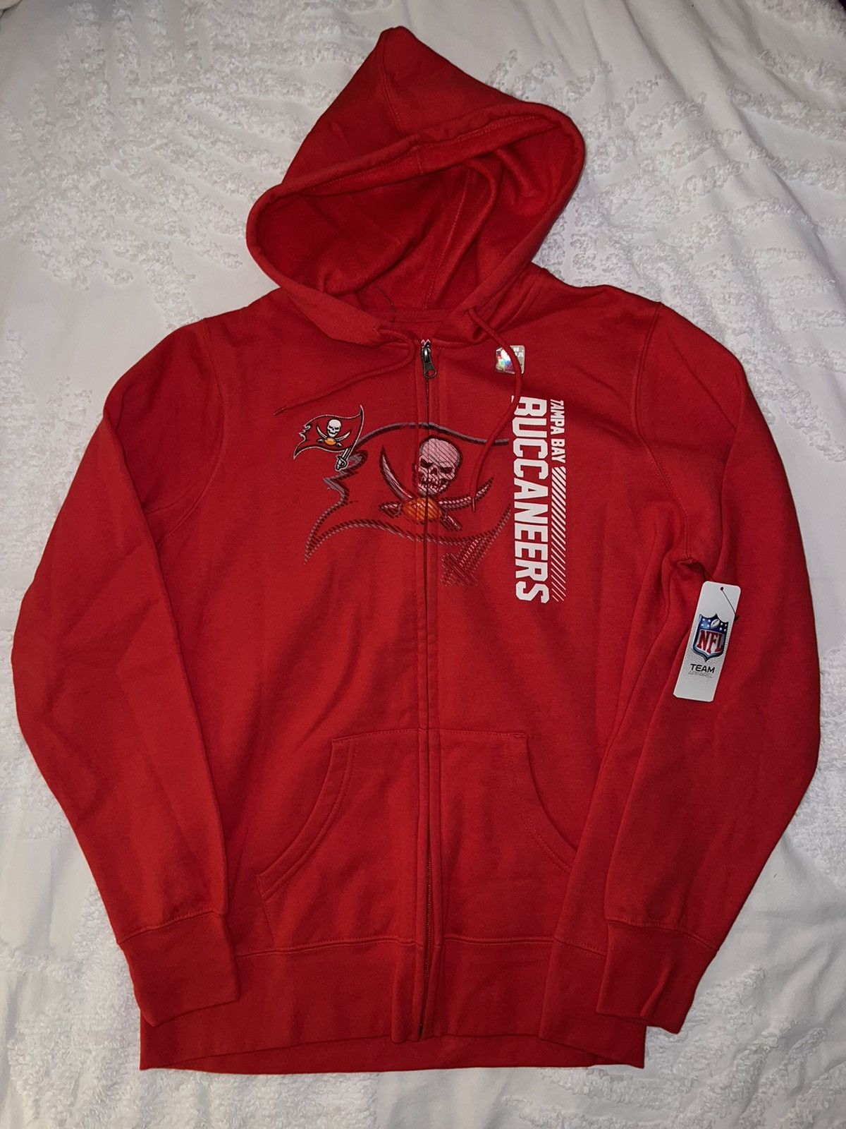 Majestic × NFL × Vintage Tampa Bay Buccaneers Zipper Hoodie Size US L / EU 52-54 / 3 - 2 Thumbnail