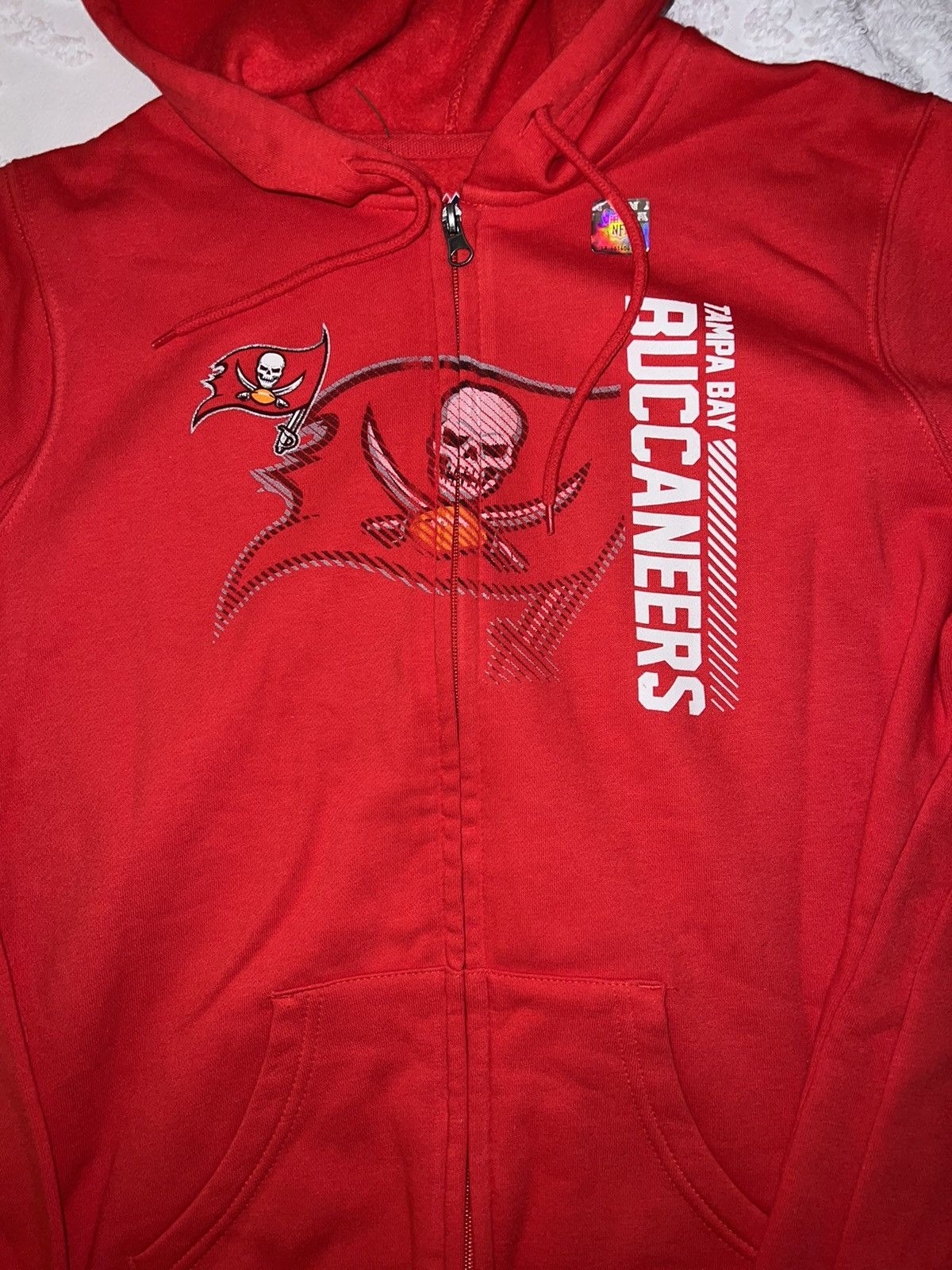 Majestic × NFL × Vintage Tampa Bay Buccaneers Zipper Hoodie Size US L / EU 52-54 / 3 - 1 Thumbnail