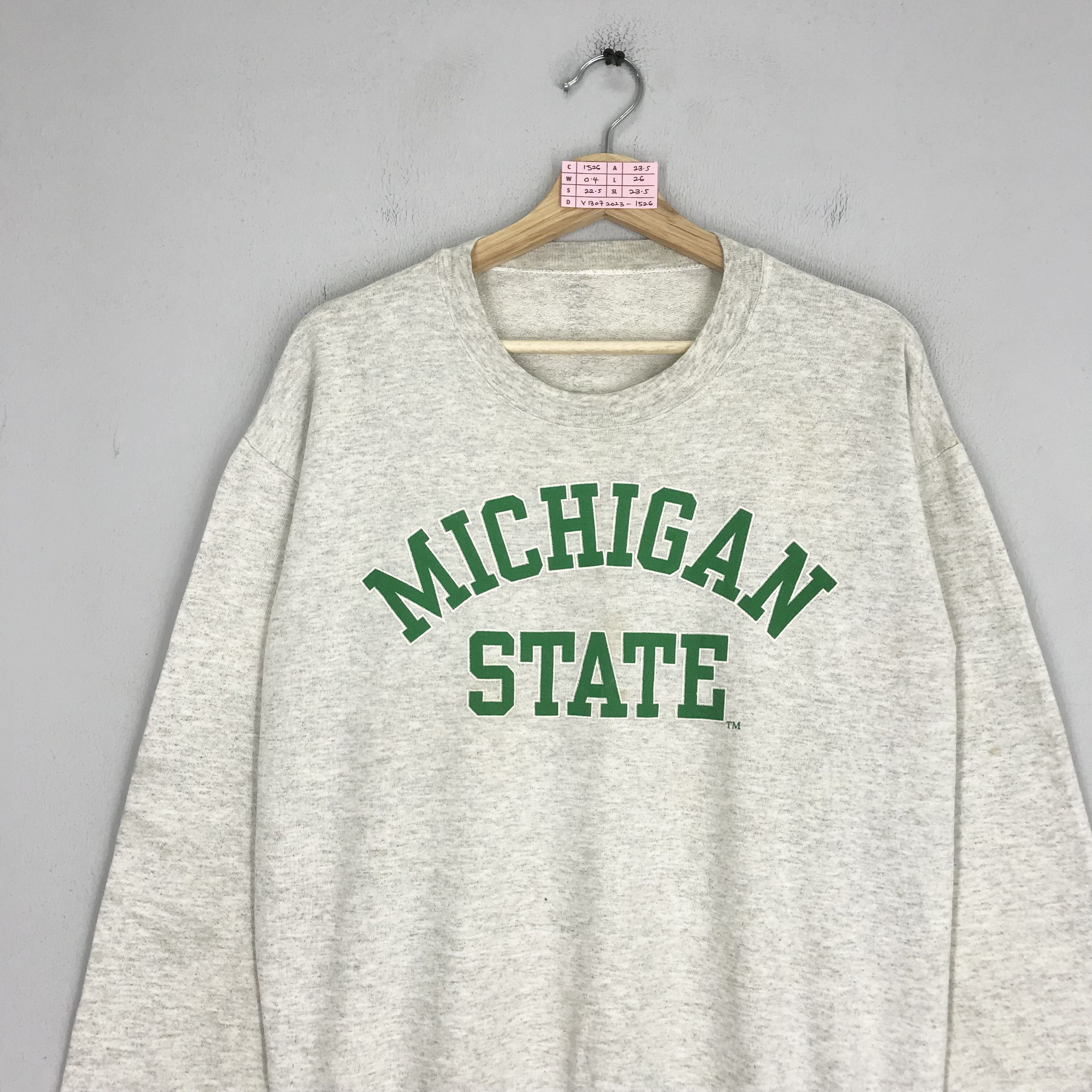 Other Vintage Michigan State Sweatshirts Michigan State Big Logo Size US L / EU 52-54 / 3 - 3 Thumbnail