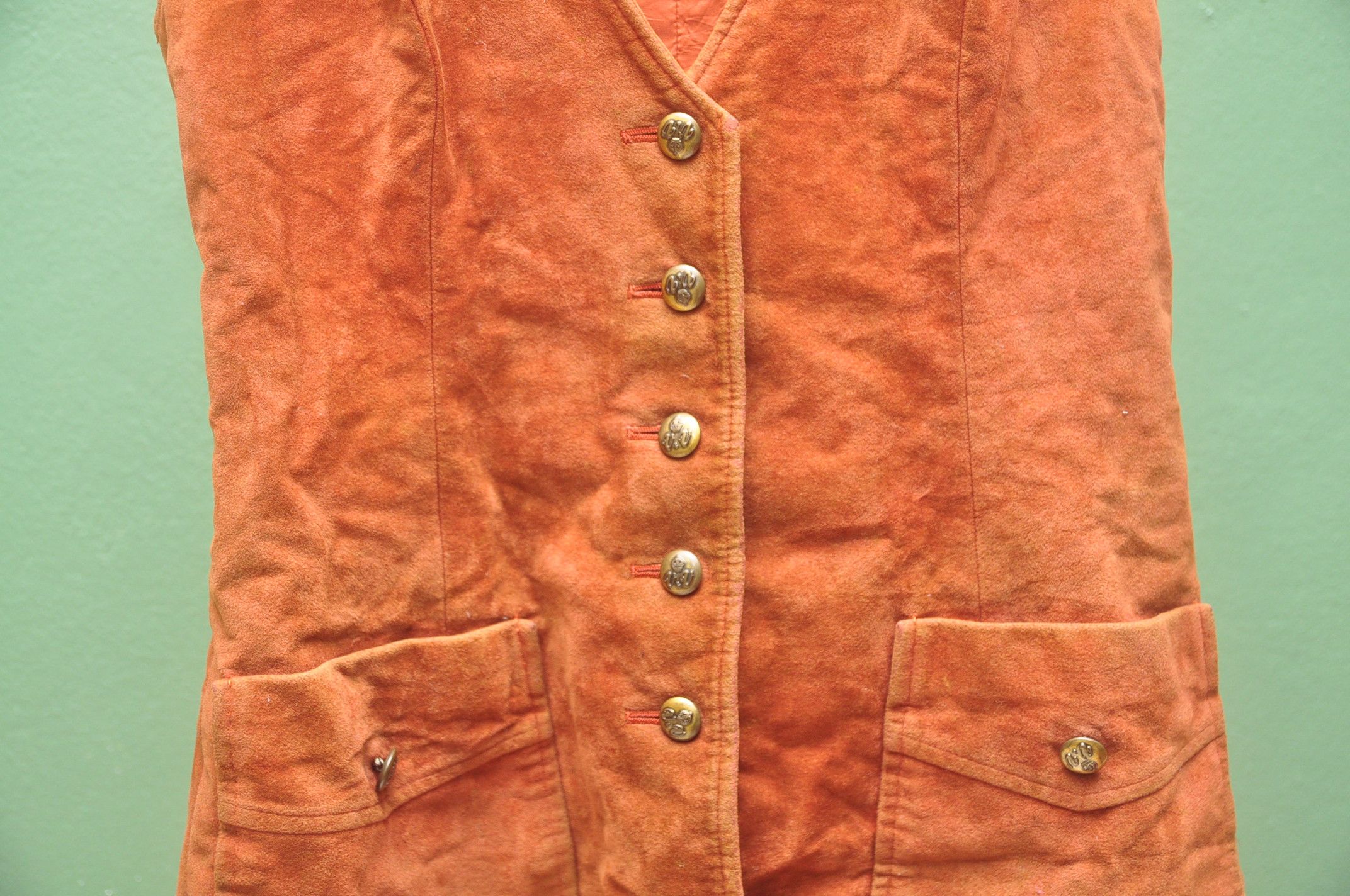 Designer × Japanese Brand × Vintage Vintage Leather Japanese Vest Size L / US 10 / IT 46 - 3 Thumbnail
