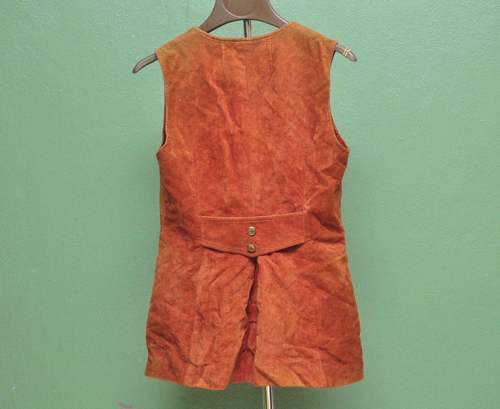Designer × Japanese Brand × Vintage Vintage Leather Japanese Vest Size L / US 10 / IT 46 - 2 Thumbnail