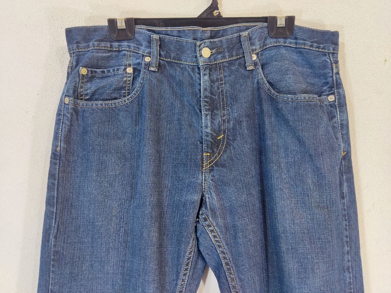 Levi's levis 559 relaxed straight distressed denim Size US 37 - 9 Thumbnail