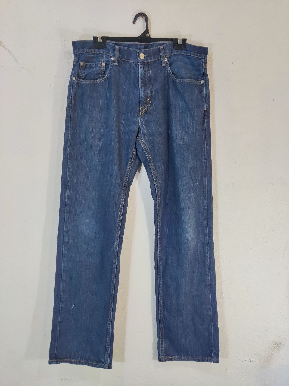 Levi's levis 559 relaxed straight distressed denim Size US 37 - 2 Thumbnail