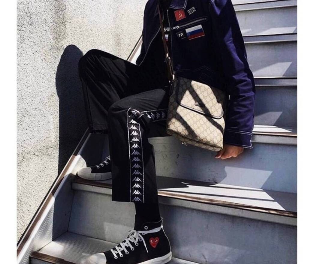 Designer × Japanese Brand × Kappa Kappa Big Logo Track Pant hip hop Fashion Style Size US 31 - 7 Thumbnail