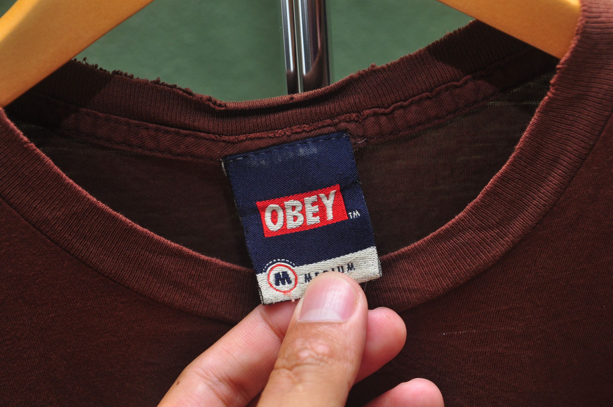 Band Tees × Designer × Japanese Brand Obey X Slayer Made In Usa Shirt Size US M / EU 48-50 / 2 - 5 Thumbnail