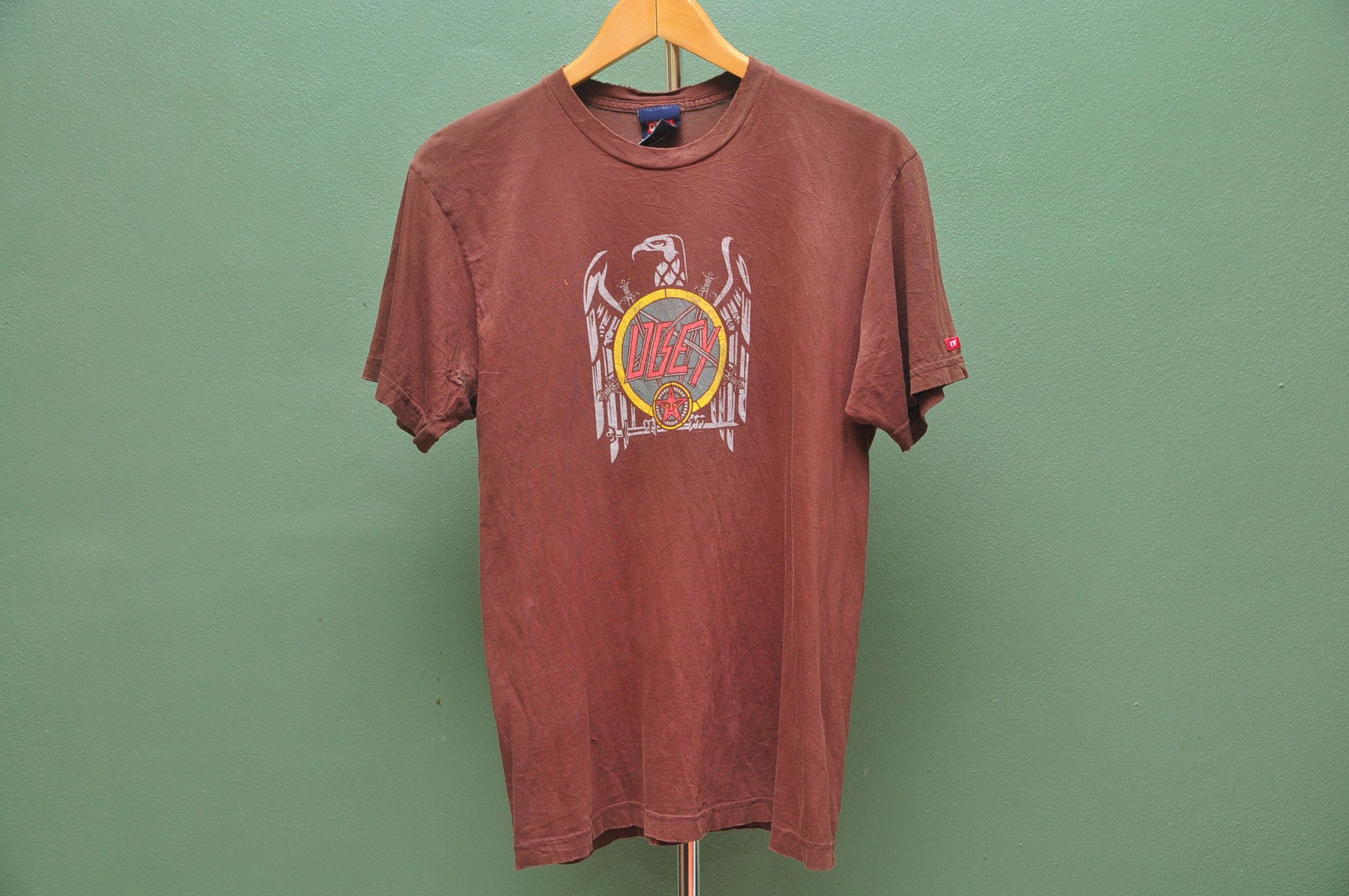 Band Tees × Designer × Japanese Brand Obey X Slayer Made In Usa Shirt Size US M / EU 48-50 / 2 - 1 Thumbnail