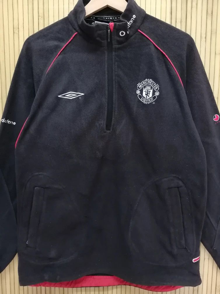Vintage Vintage MANCHESTER UNITED by Umbro Fleece Jacket Size US S / EU 44-46 / 1 - 13 Thumbnail
