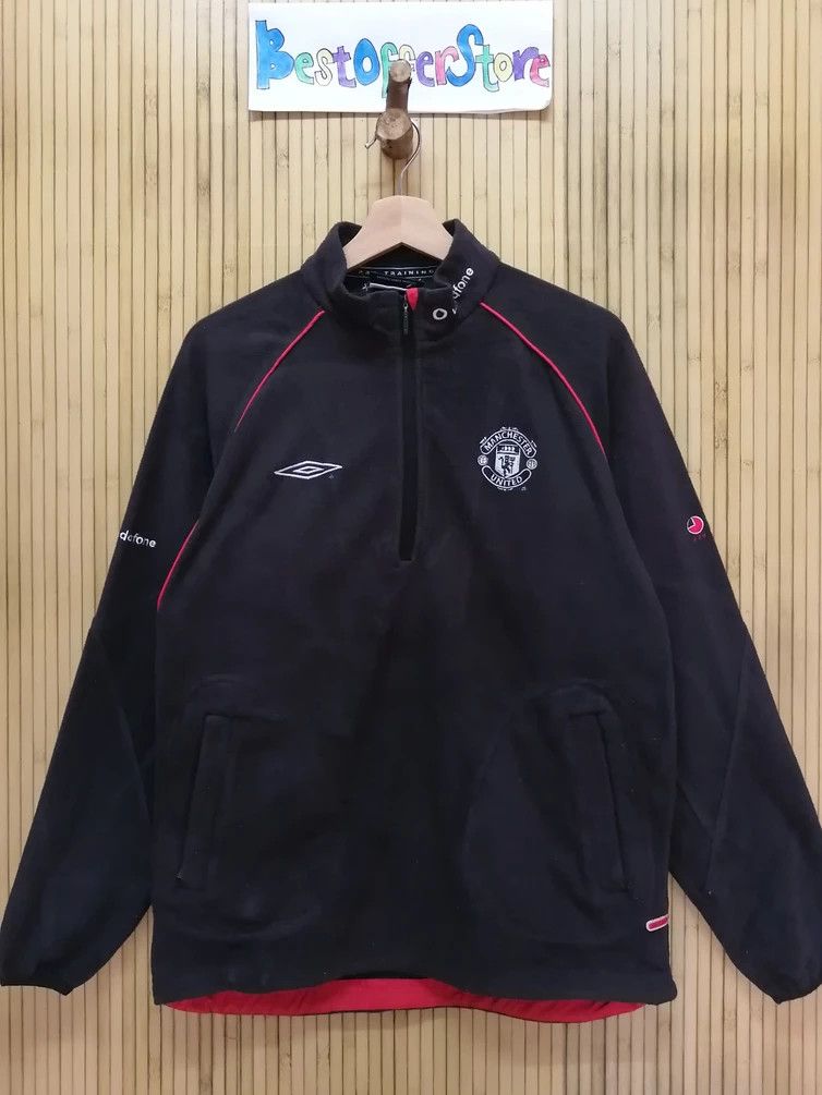 Vintage Vintage MANCHESTER UNITED by Umbro Fleece Jacket Size US S / EU 44-46 / 1 - 14 Thumbnail