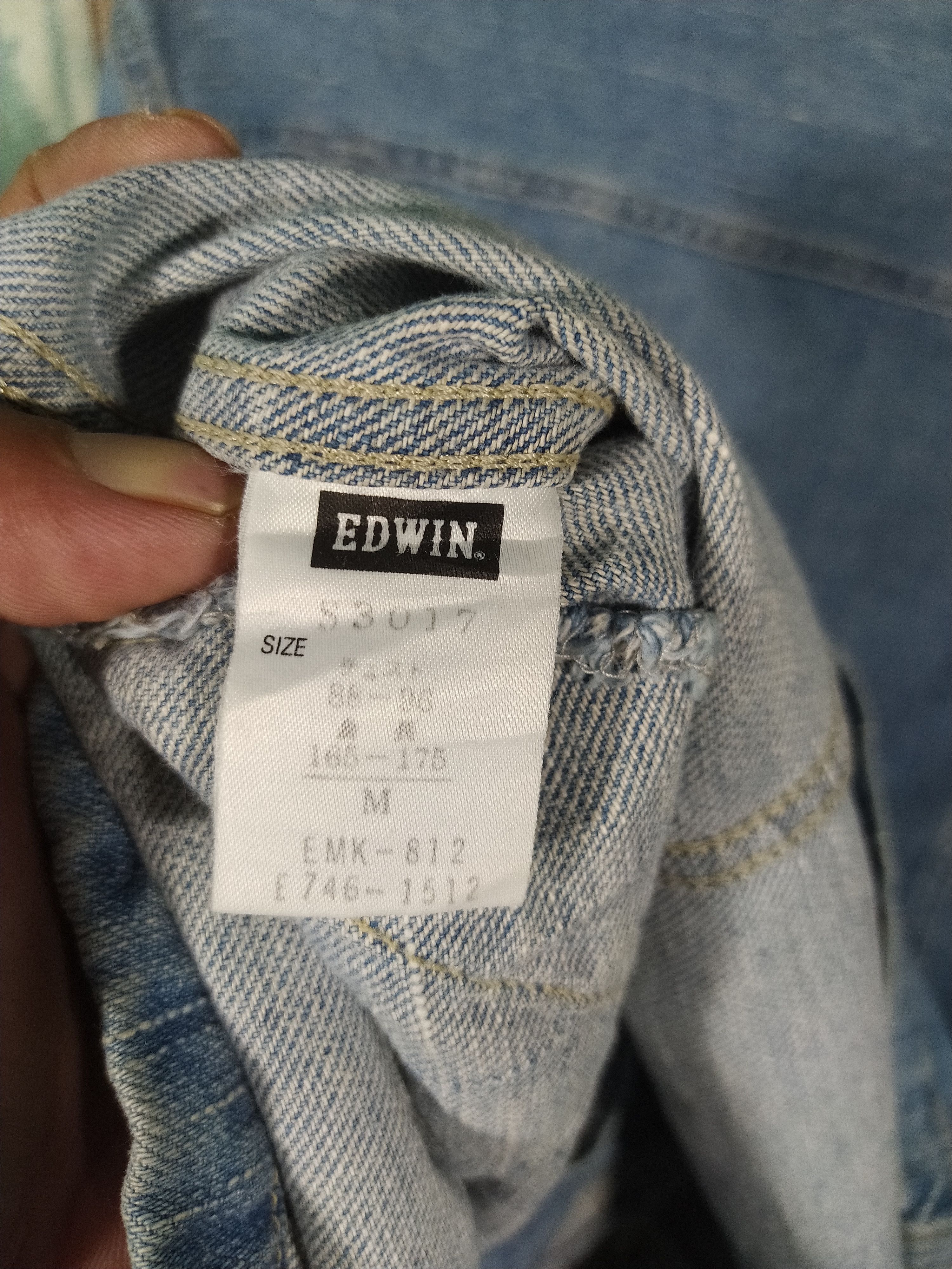 Edwin × Japanese Brand × Vintage Vintage Edwin denim Button jacket Size US M / EU 48-50 / 2 - 5 Thumbnail