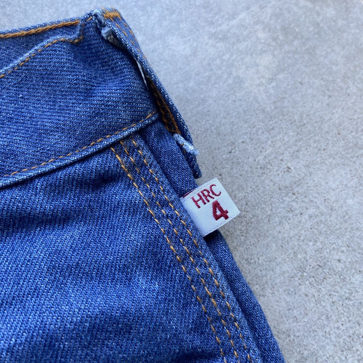 Vintage Tyndall denim jeans Made in USA flame resistant Size US 31 - 3 Thumbnail