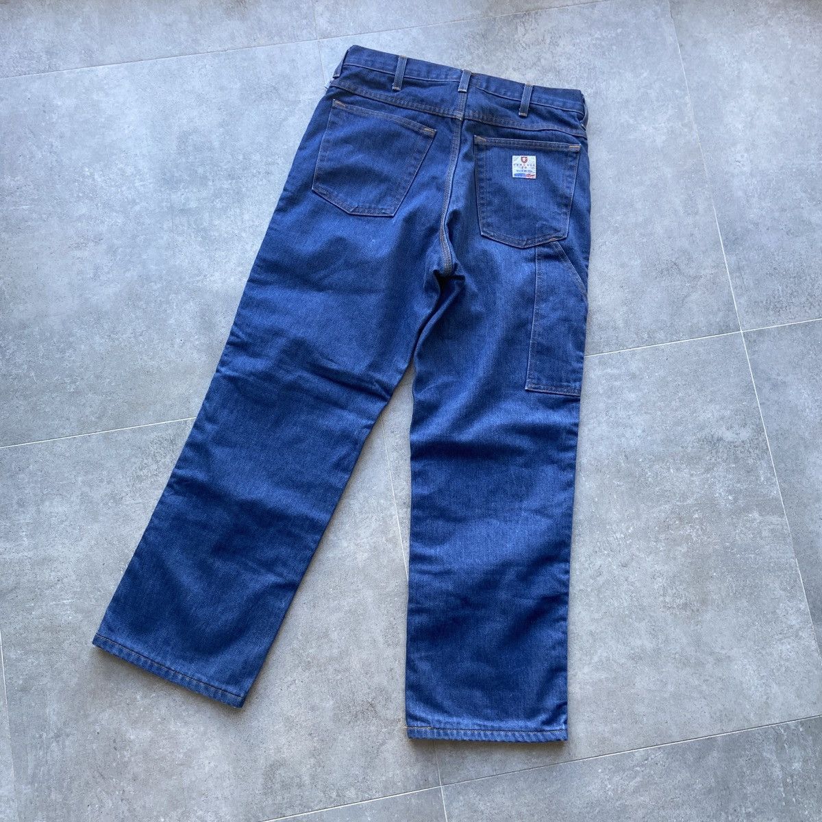 Vintage Tyndall denim jeans Made in USA flame resistant Size US 31 - 6 Thumbnail