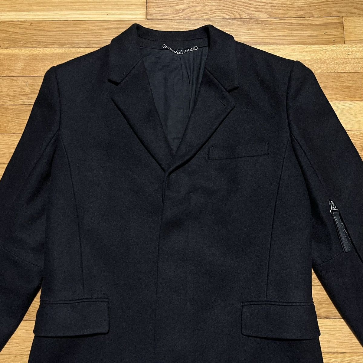 Helmut Lang Long 80% Wool Coat Size US S / EU 44-46 / 1 - 2 Thumbnail