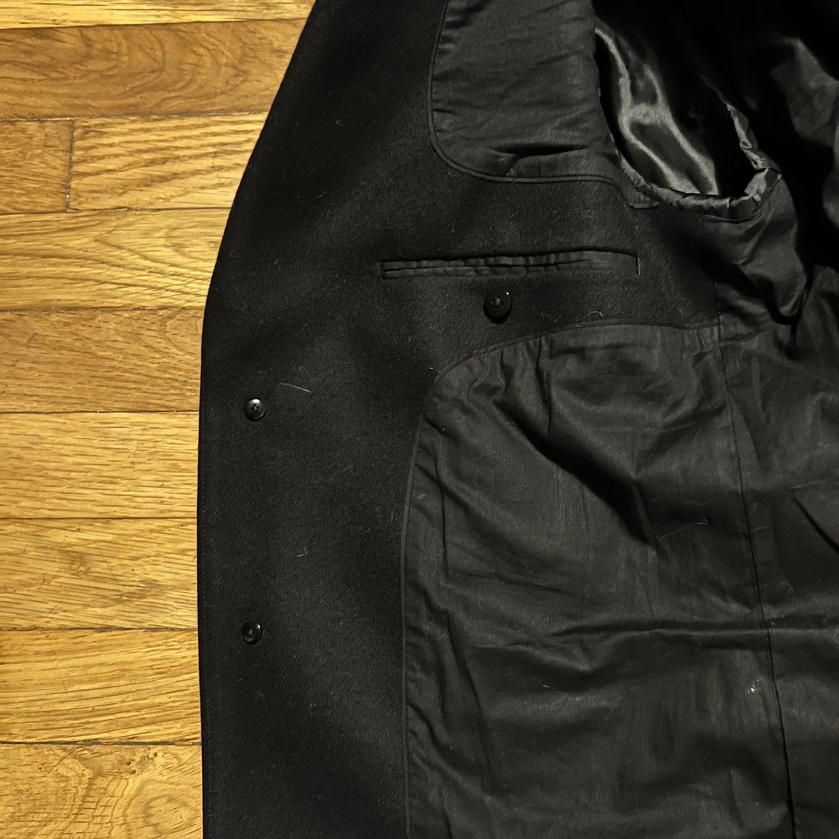 Helmut Lang Long 80% Wool Coat Size US S / EU 44-46 / 1 - 8 Thumbnail