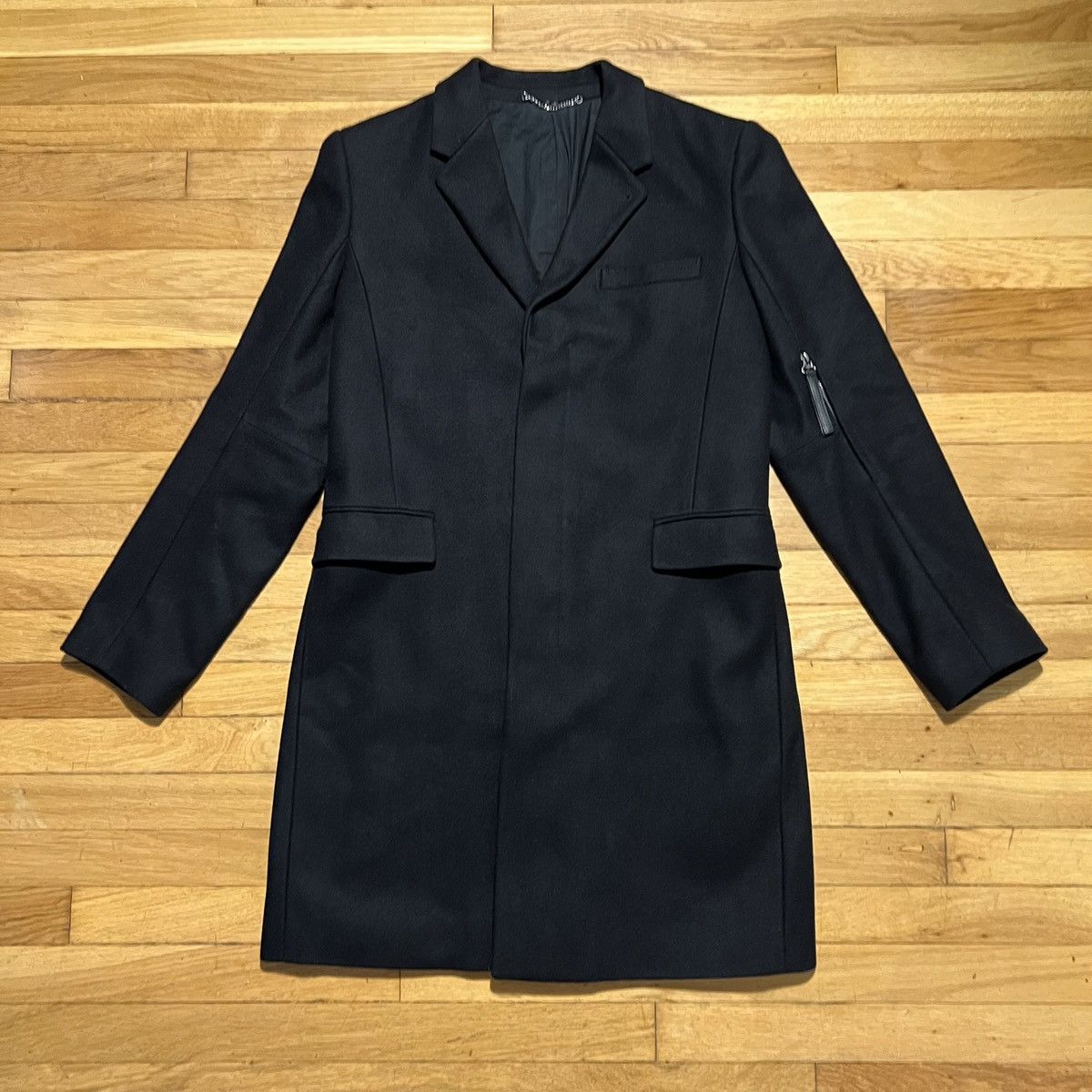 Helmut Lang Long 80% Wool Coat Size US S / EU 44-46 / 1 - 1 Thumbnail