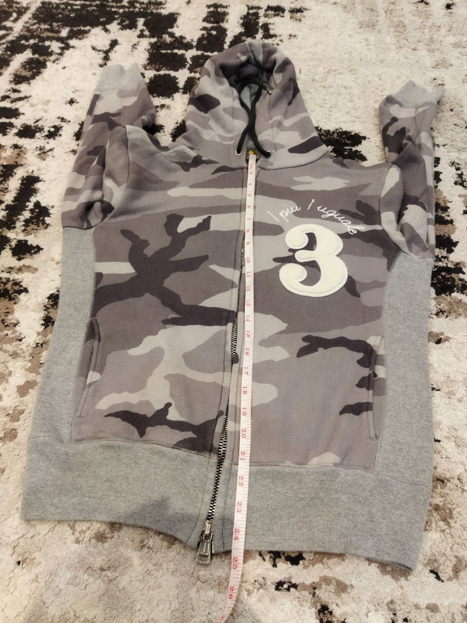Japanese Brand 1piu1uguale3 Number Nine Camo Hoodie Size US M / EU 48-50 / 2 - 12 Thumbnail