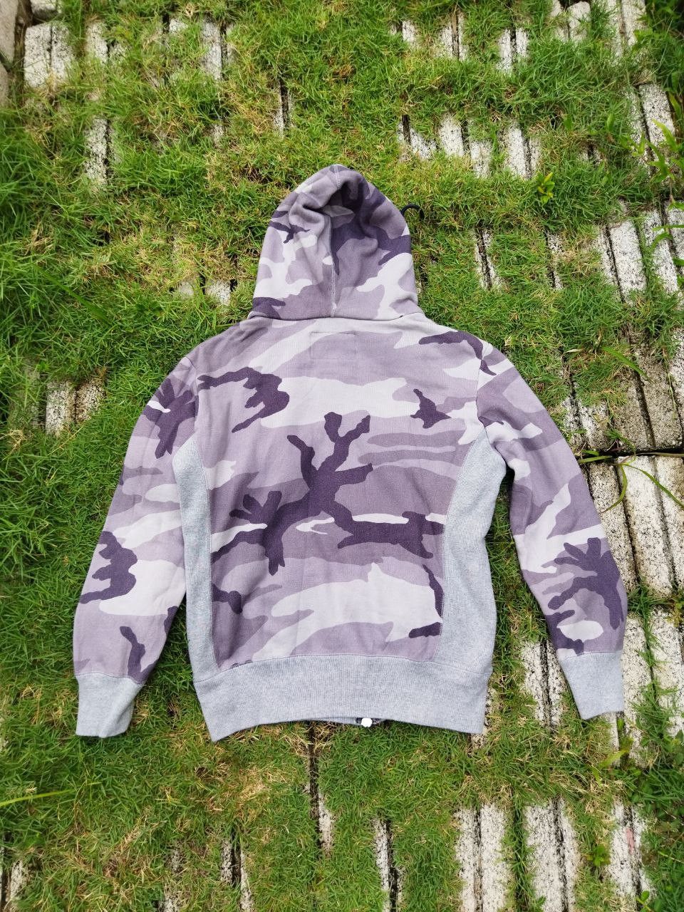 Japanese Brand 1piu1uguale3 Number Nine Camo Hoodie Size US M / EU 48-50 / 2 - 10 Thumbnail