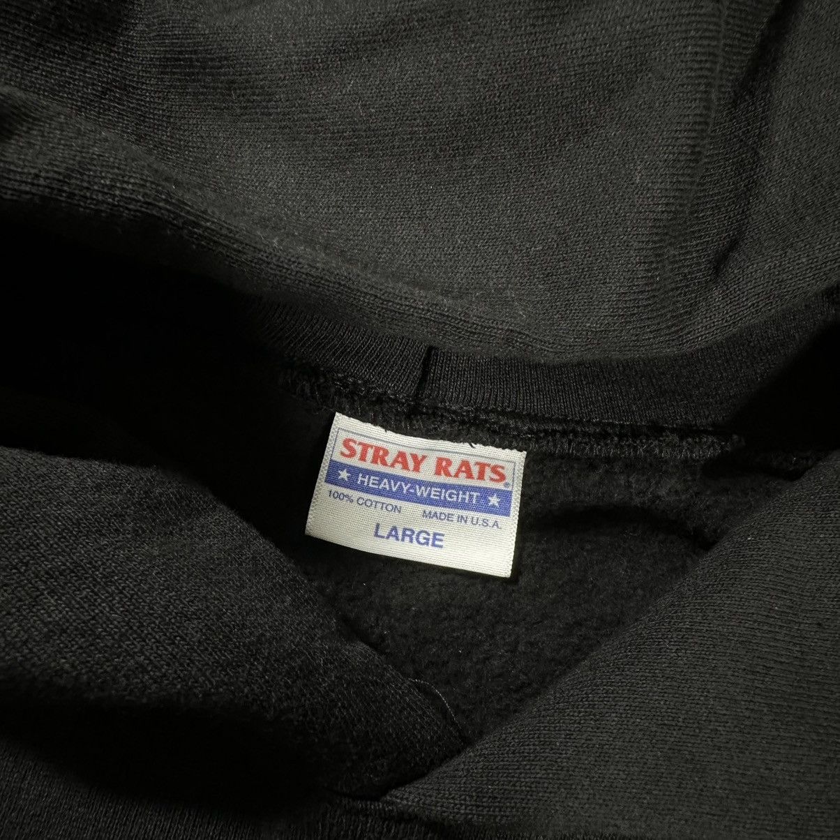 Stray Rats STRAY RATS SEWER BRIGADE HOODIE BLACK - LARGE Size US L / EU 52-54 / 3 - 6 Thumbnail