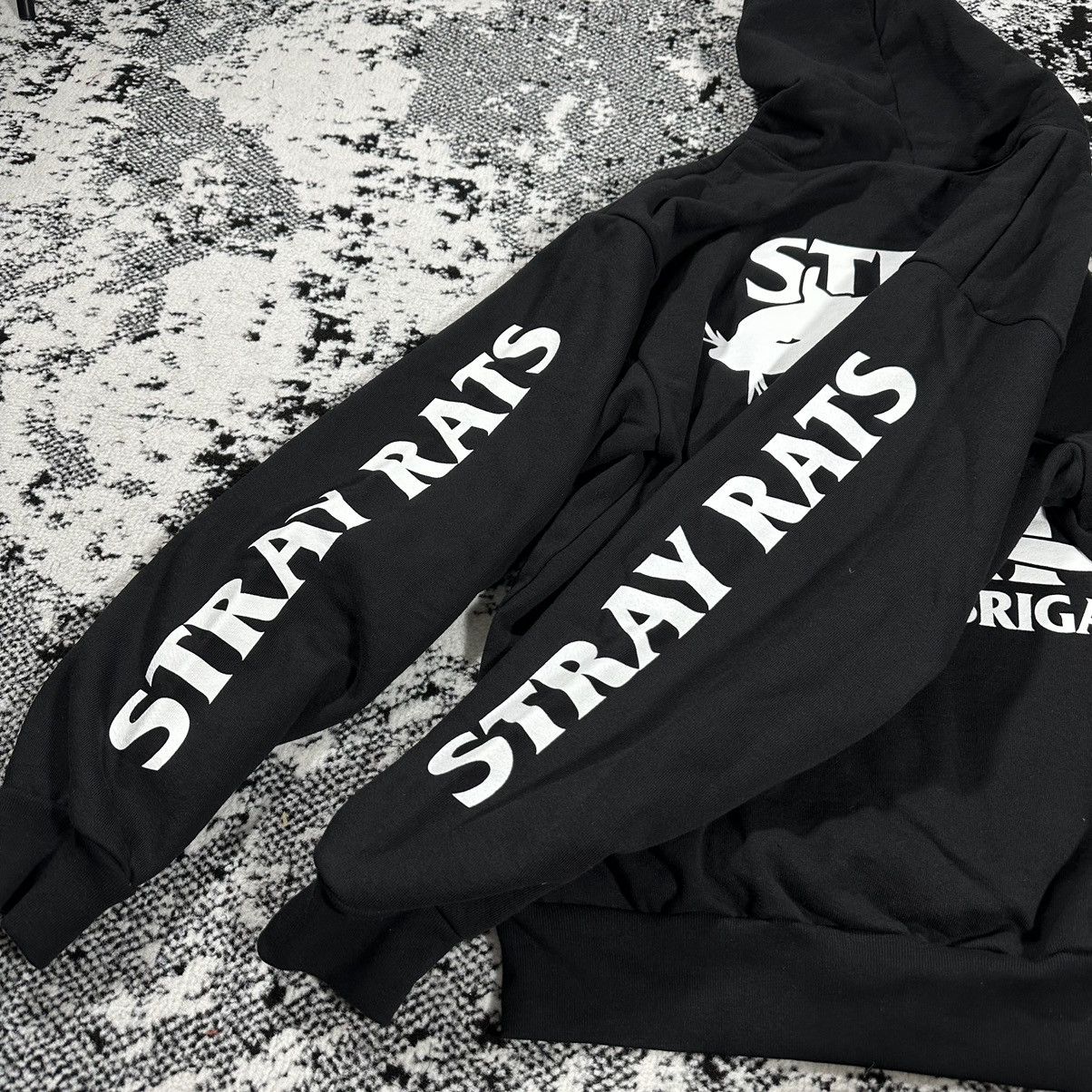 Stray Rats STRAY RATS SEWER BRIGADE HOODIE BLACK - LARGE Size US L / EU 52-54 / 3 - 4 Thumbnail