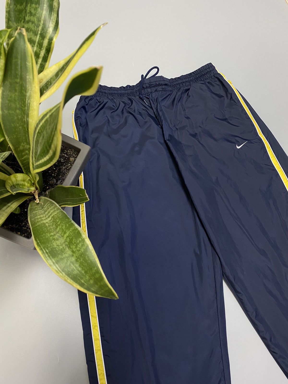 Nike × Vintage Vintage Nike Y2K Small Logo Blue Track Pants Size US 34 / EU 50 - 6 Thumbnail