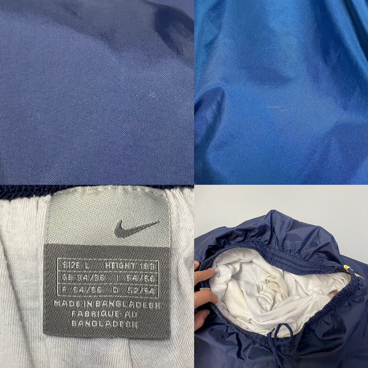 Nike × Vintage Vintage Nike Y2K Small Logo Blue Track Pants Size US 34 / EU 50 - 21 Thumbnail