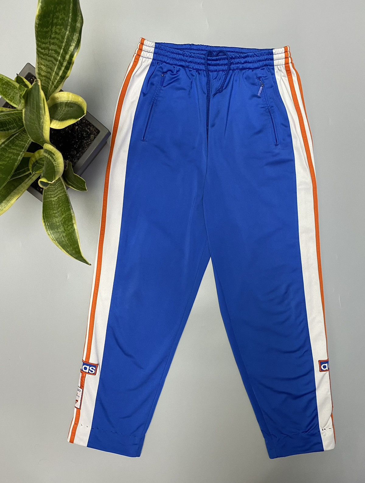Other Vintage Adidas Basketball Side Buttons Track Pants Size US 32 / EU 48 - 1 Thumbnail