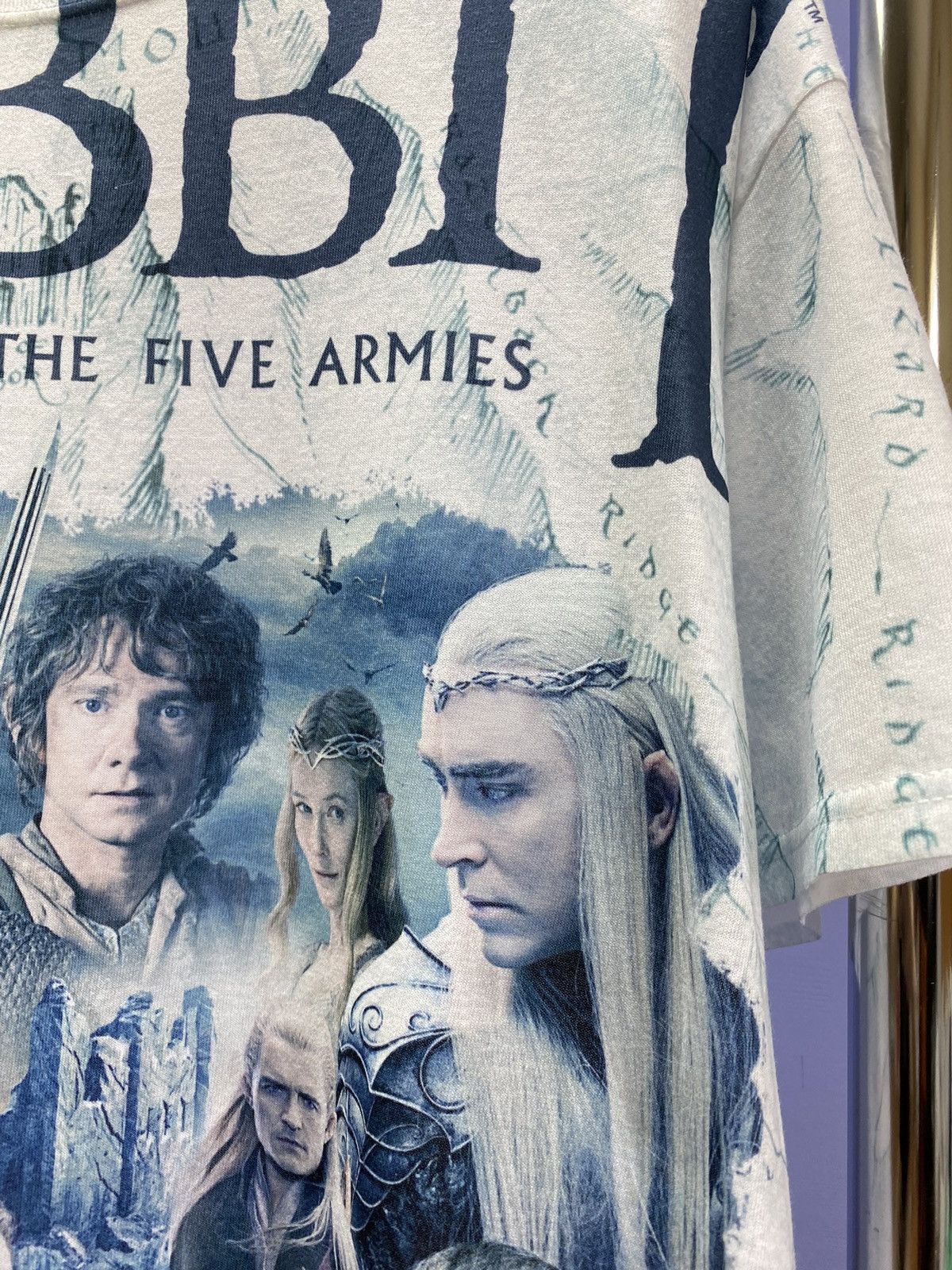 Other Hobbit: The Battle Of The Five Armies Movie Promo T Shirt Size US XL / EU 56 / 4 - 8 Thumbnail
