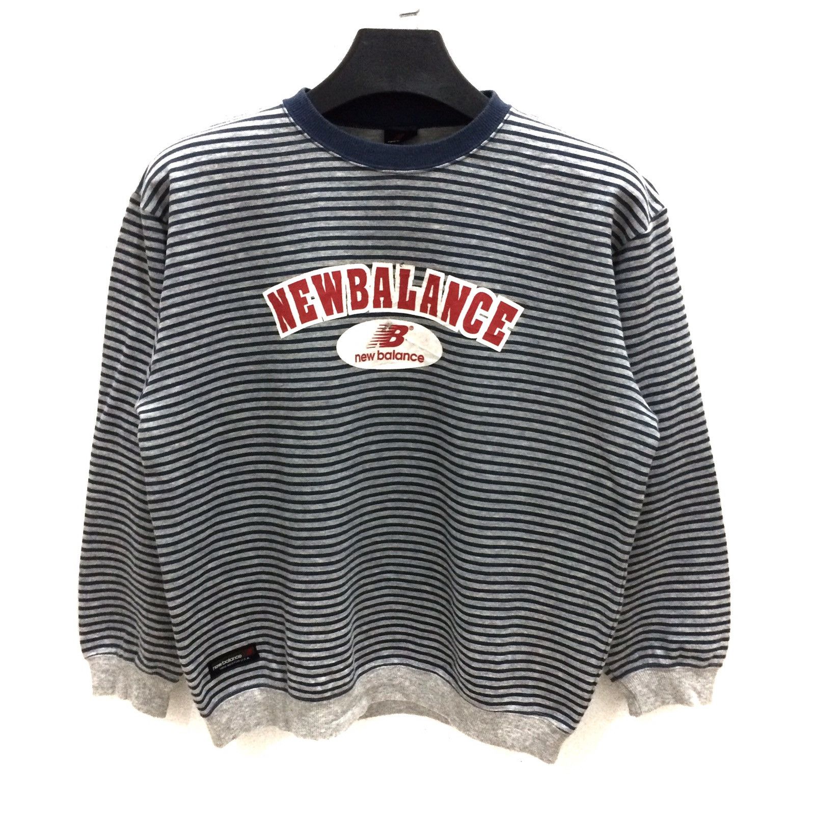 New Balance Striped Design Sweatshirt