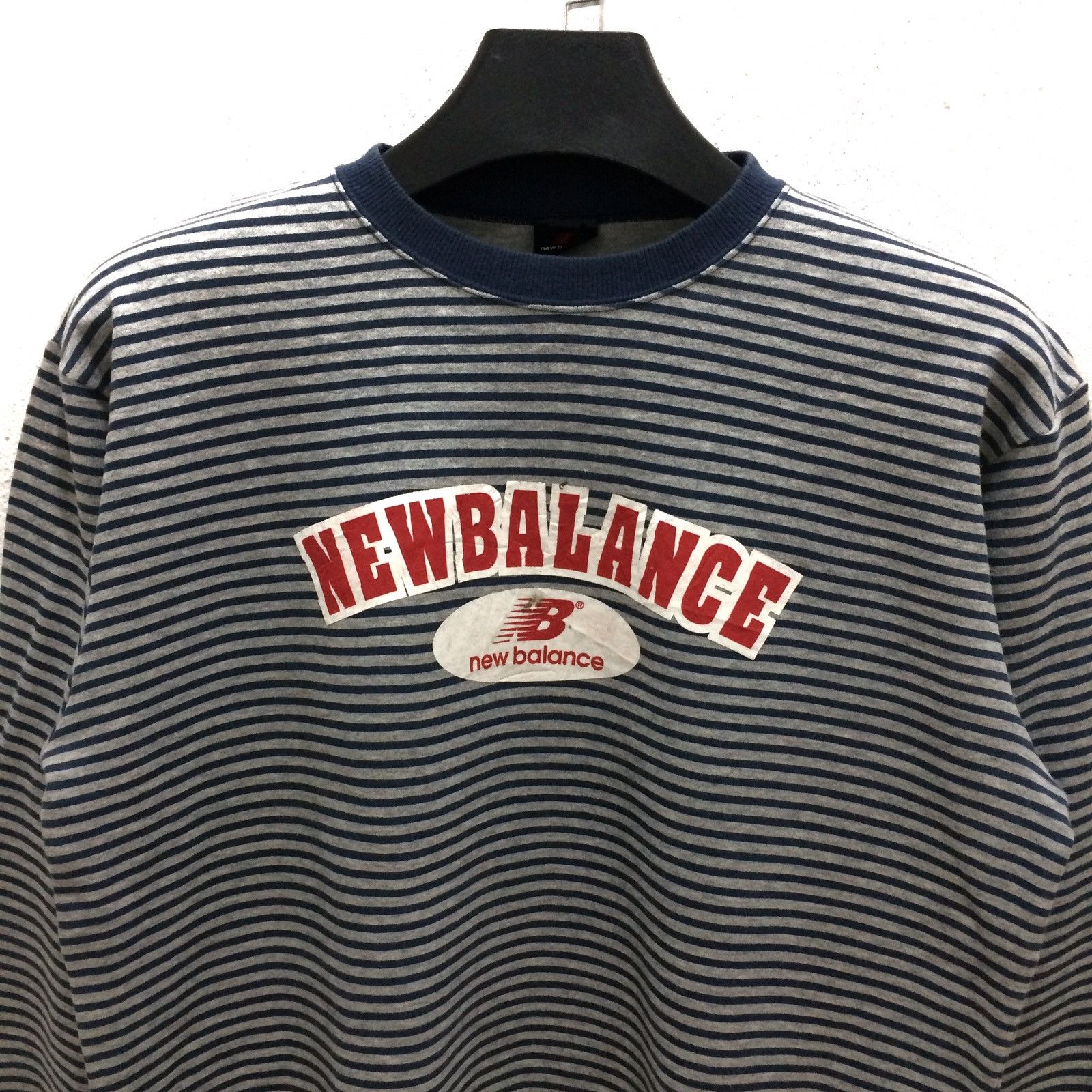 New Balance Striped Design Sweatshirt