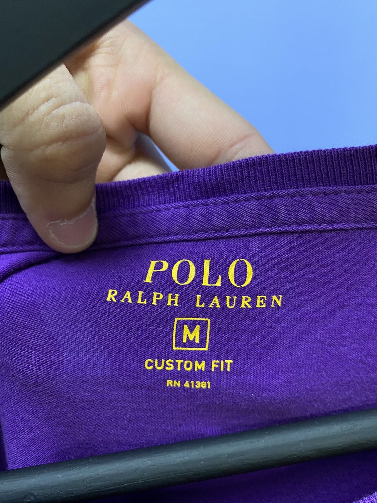 Other Polo Ralph Lauren Purple Small Logo T shirt Size US M / EU 48-50 / 2 - 8 Thumbnail