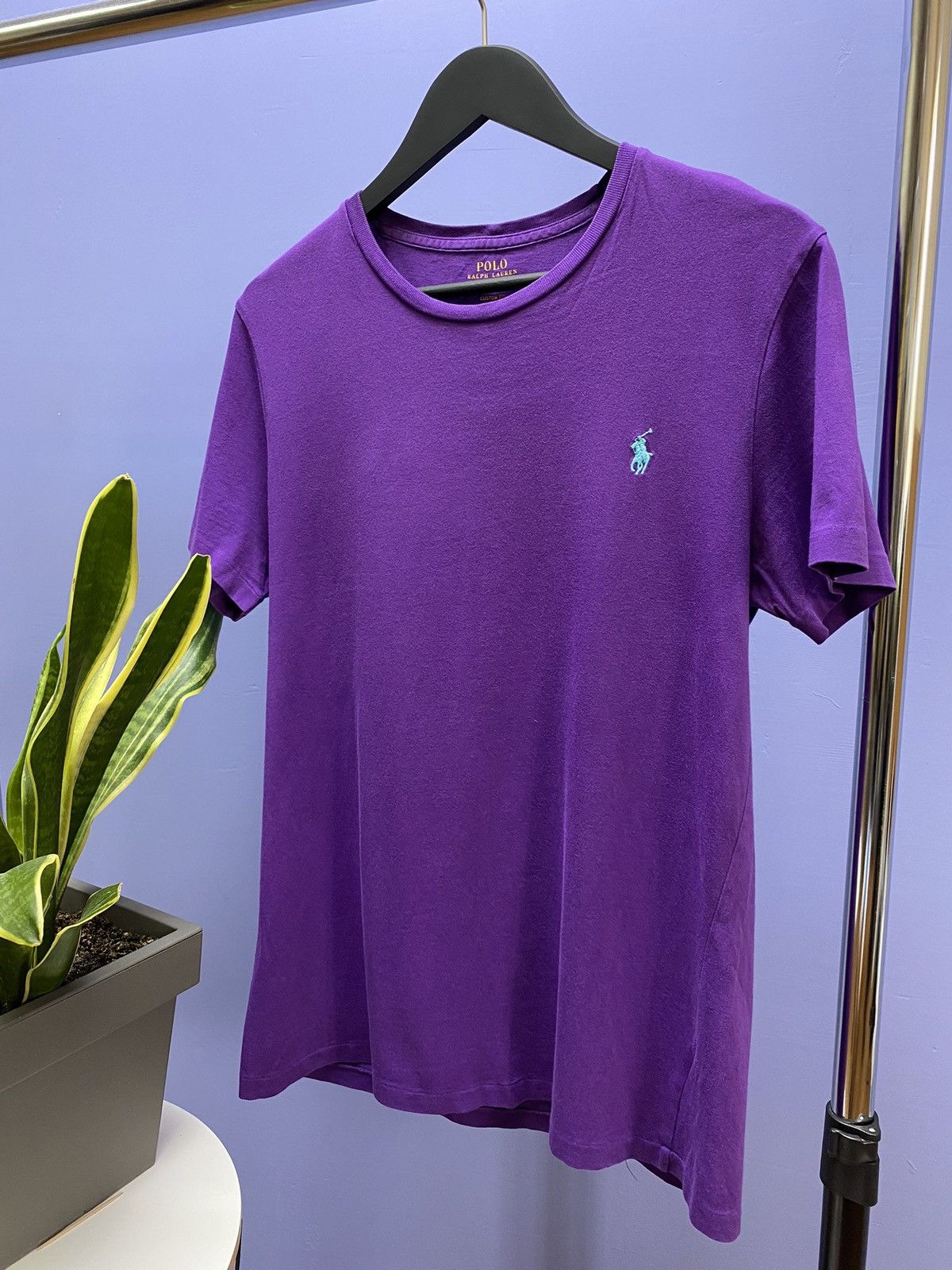 Other Polo Ralph Lauren Purple Small Logo T shirt Size US M / EU 48-50 / 2 - 2 Thumbnail