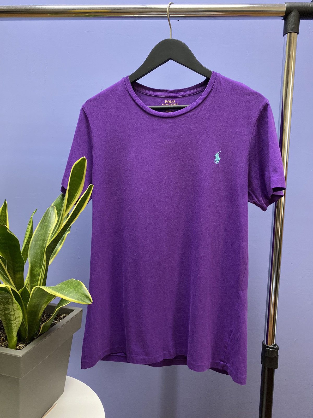 Other Polo Ralph Lauren Purple Small Logo T shirt Size US M / EU 48-50 / 2 - 1 Thumbnail