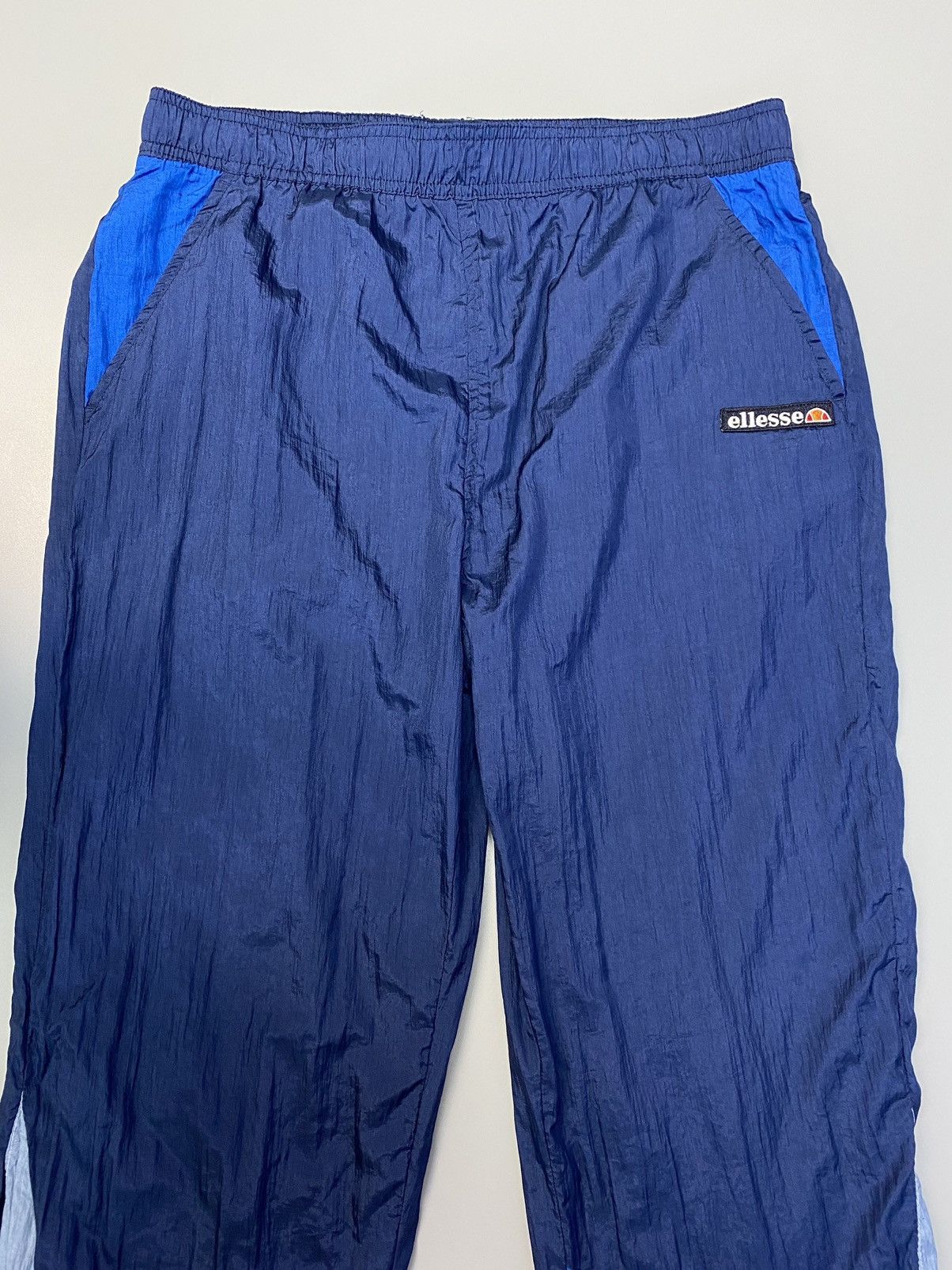 Ellesse × Vintage Vintage Ellesse Blue Nylon Track Pants Size US 34 / EU 50 - 7 Thumbnail