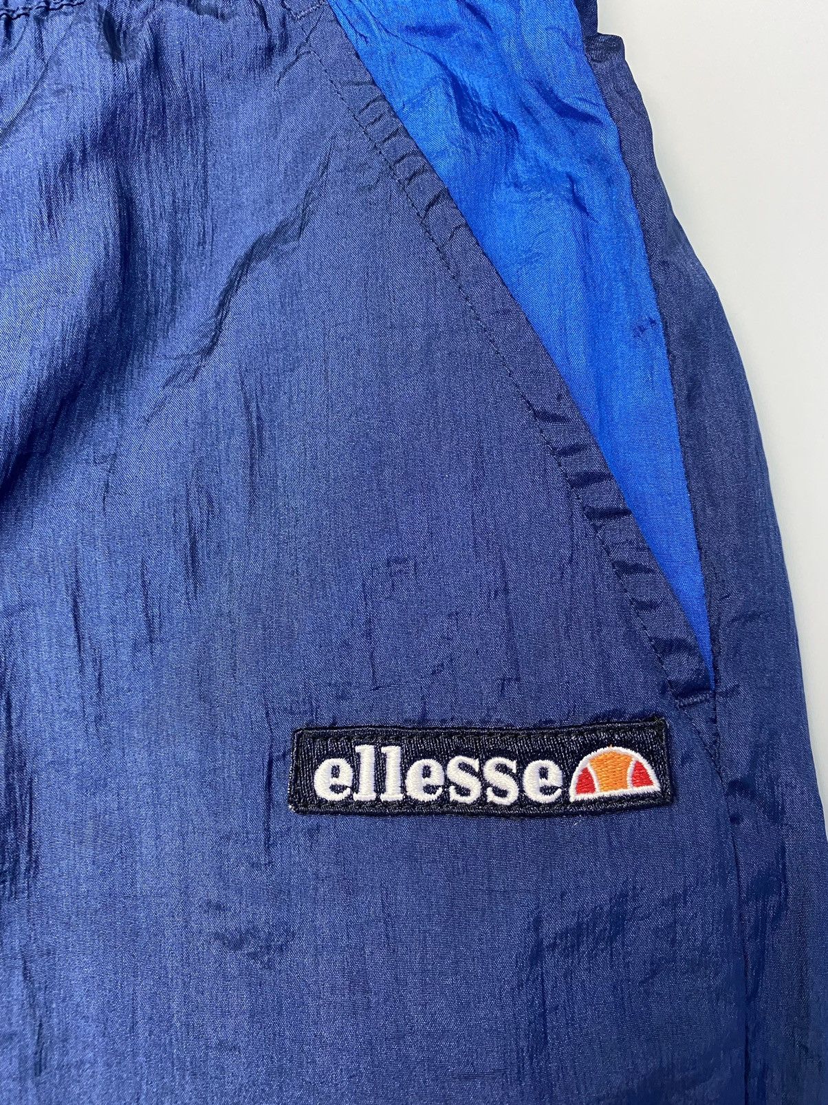 Ellesse × Vintage Vintage Ellesse Blue Nylon Track Pants Size US 34 / EU 50 - 8 Thumbnail