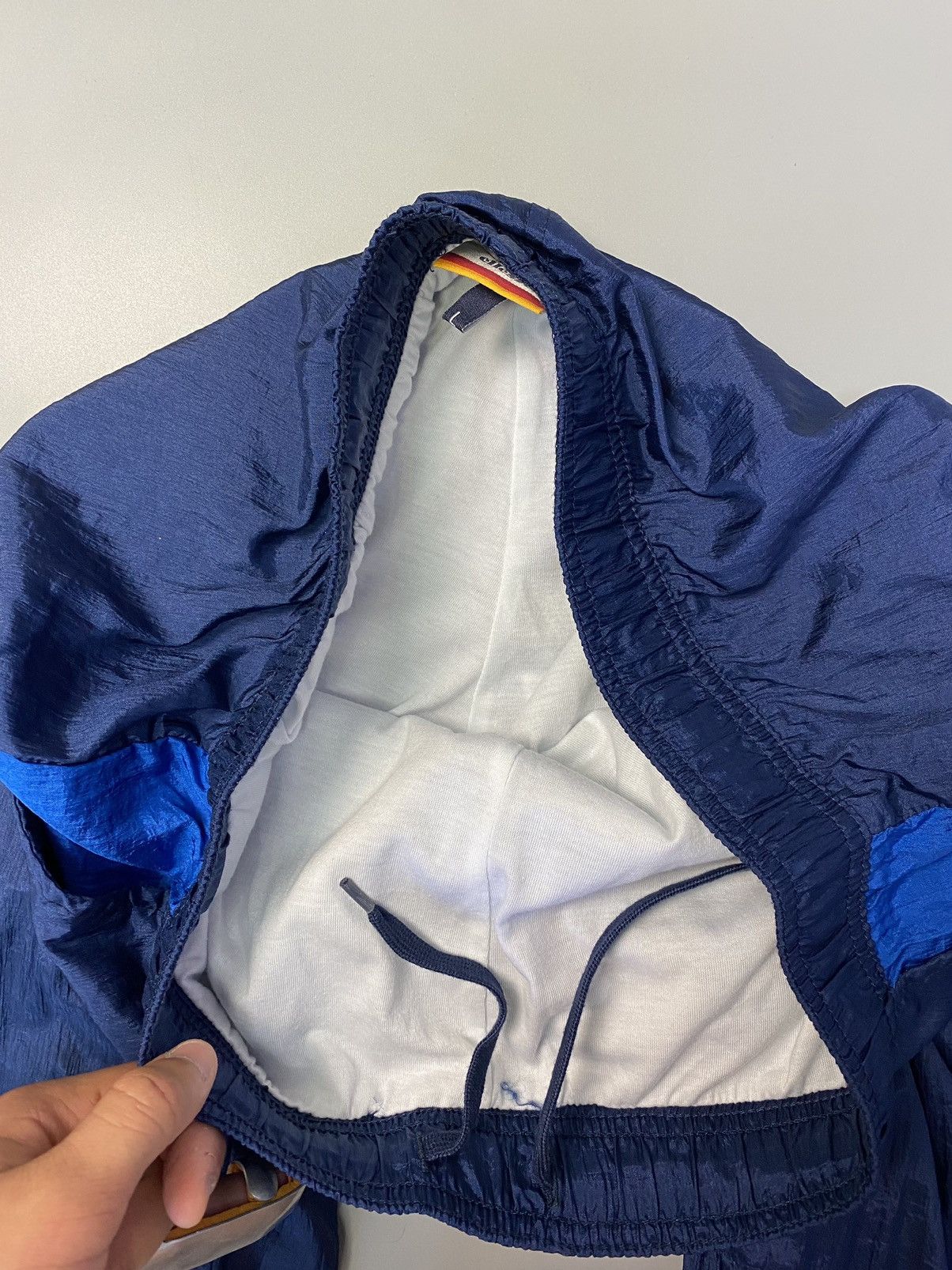 Ellesse × Vintage Vintage Ellesse Blue Nylon Track Pants Size US 34 / EU 50 - 15 Thumbnail