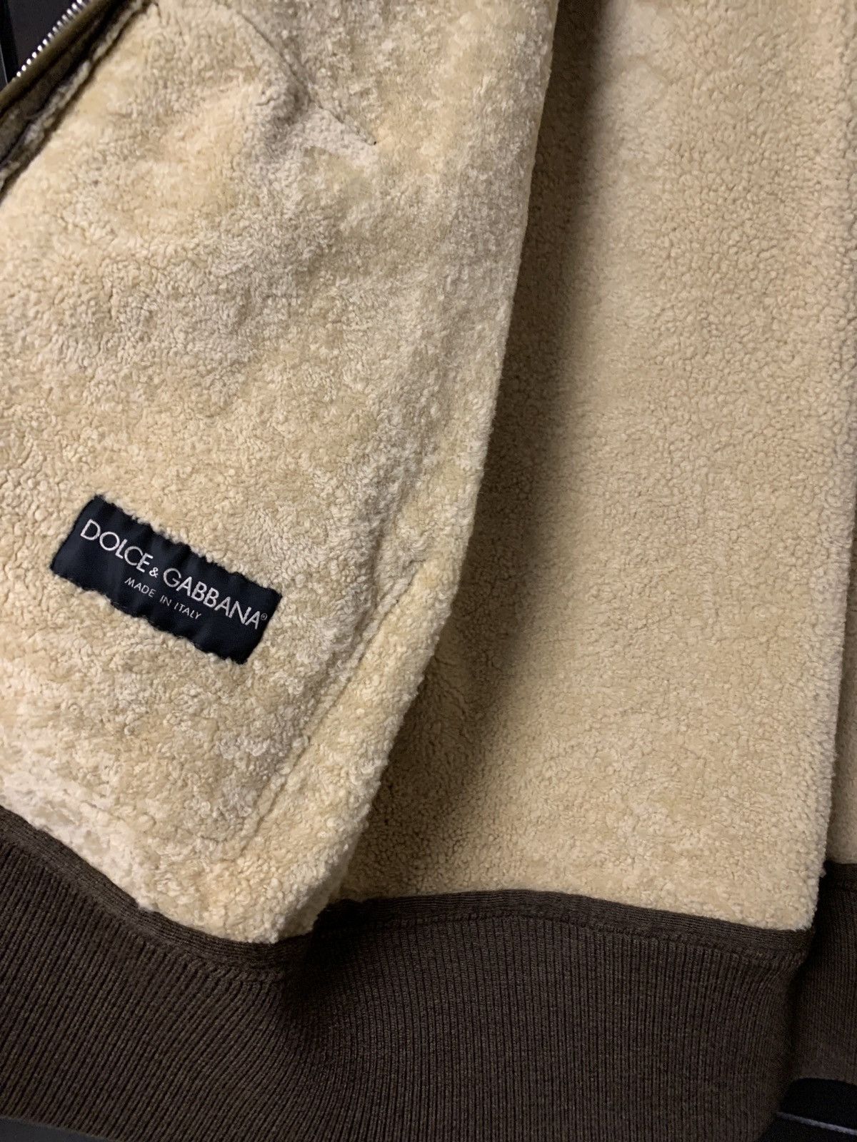 Dolce & Gabbana Oversize shearling bomber jacket Size US M / EU 48-50 / 2 - 5 Thumbnail