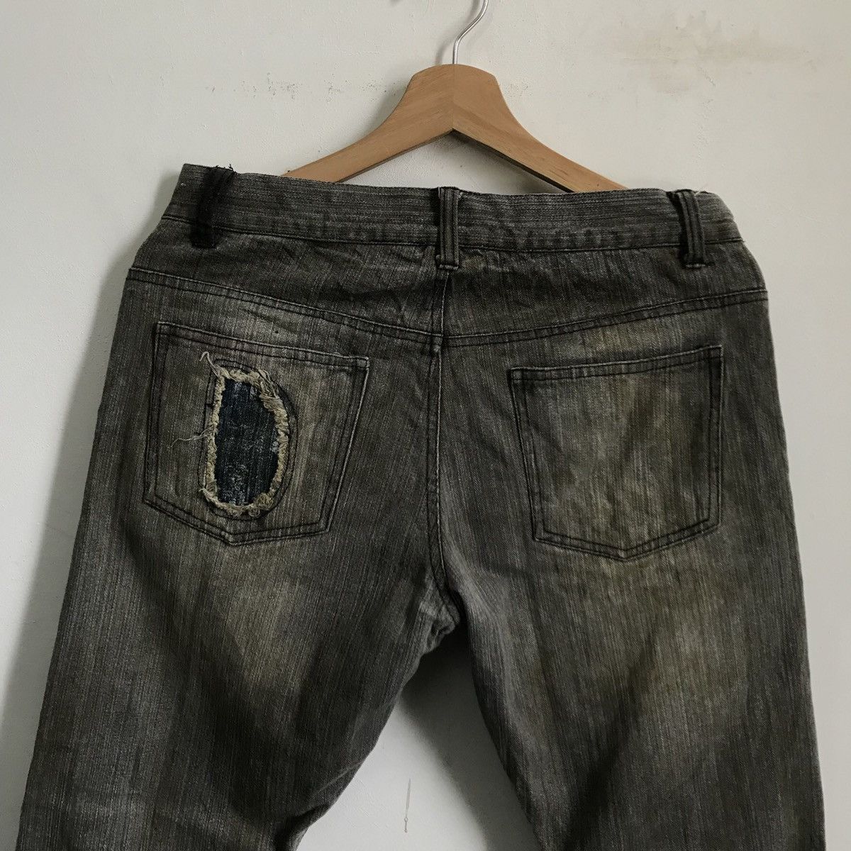 In The Attic In The Attic Flare Distressed Denim Jeans Size US 30 / EU 46 - 6 Thumbnail