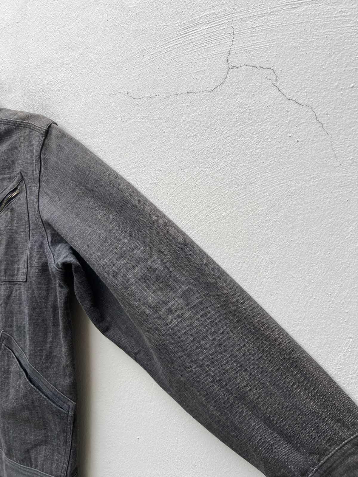 Sugar Cane Vintage Sugar Cane Japan Sun Fade Wax Denim Work Jacket Size US L / EU 52-54 / 3 - 8 Thumbnail