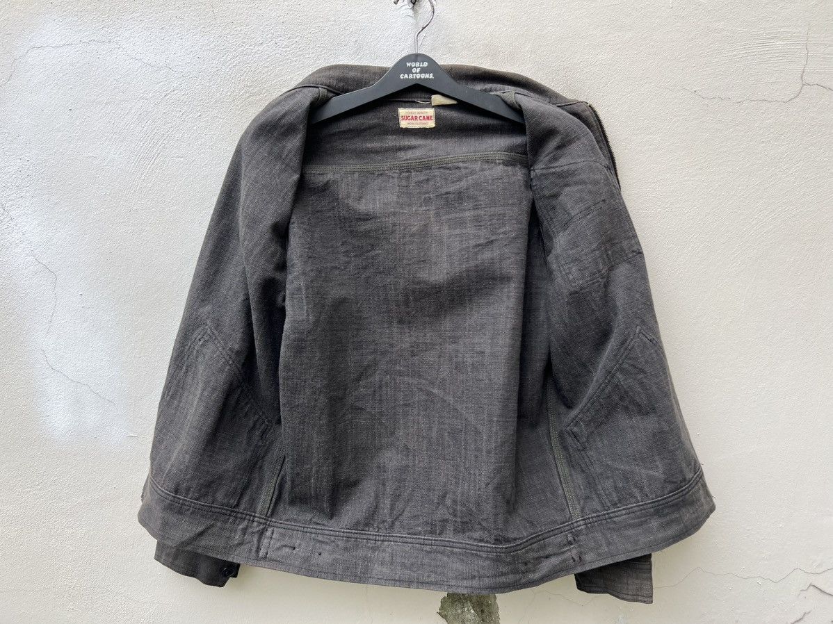 Sugar Cane Vintage Sugar Cane Japan Sun Fade Wax Denim Work Jacket Size US L / EU 52-54 / 3 - 19 Thumbnail