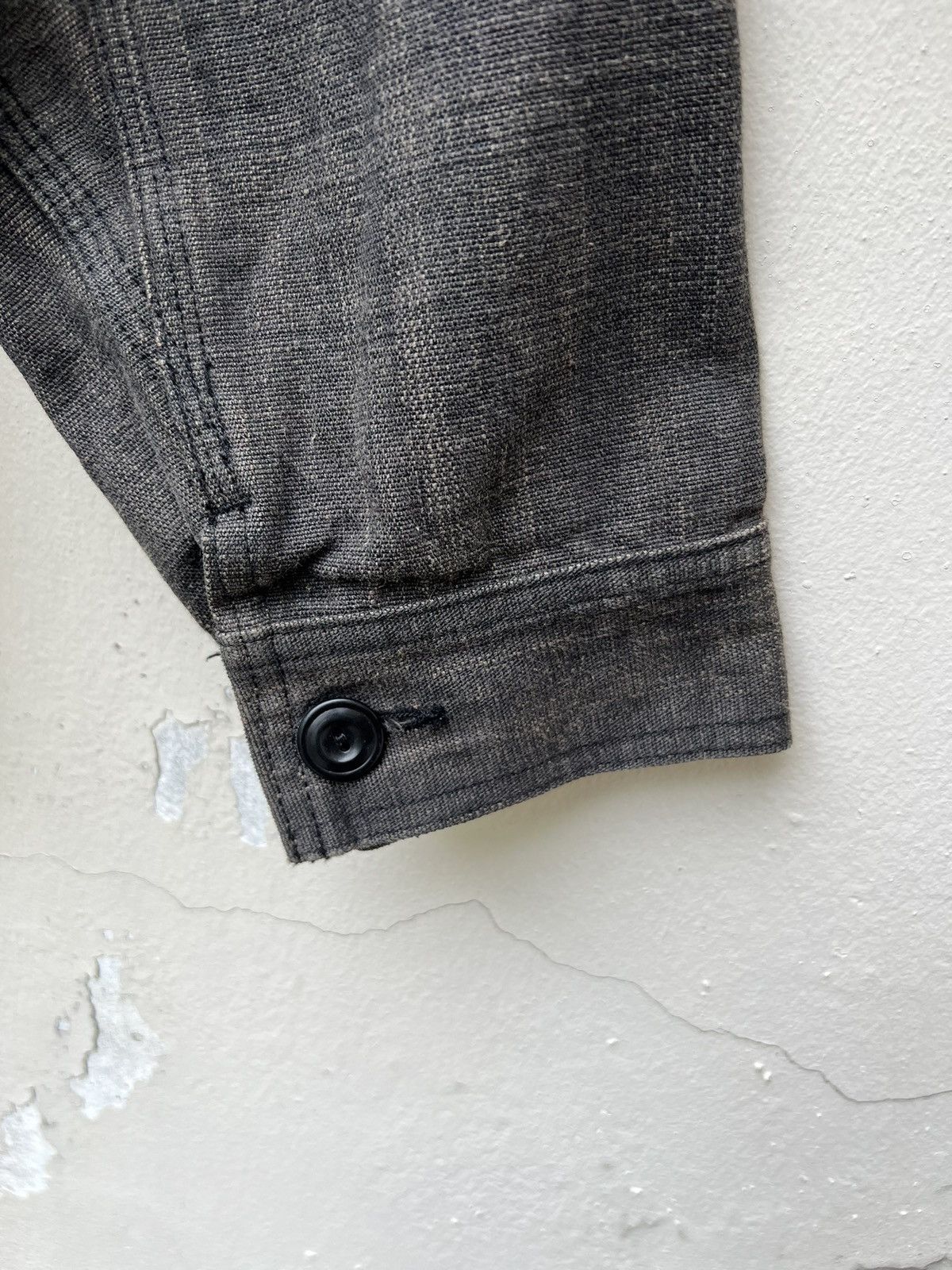Sugar Cane Vintage Sugar Cane Japan Sun Fade Wax Denim Work Jacket Size US L / EU 52-54 / 3 - 15 Thumbnail
