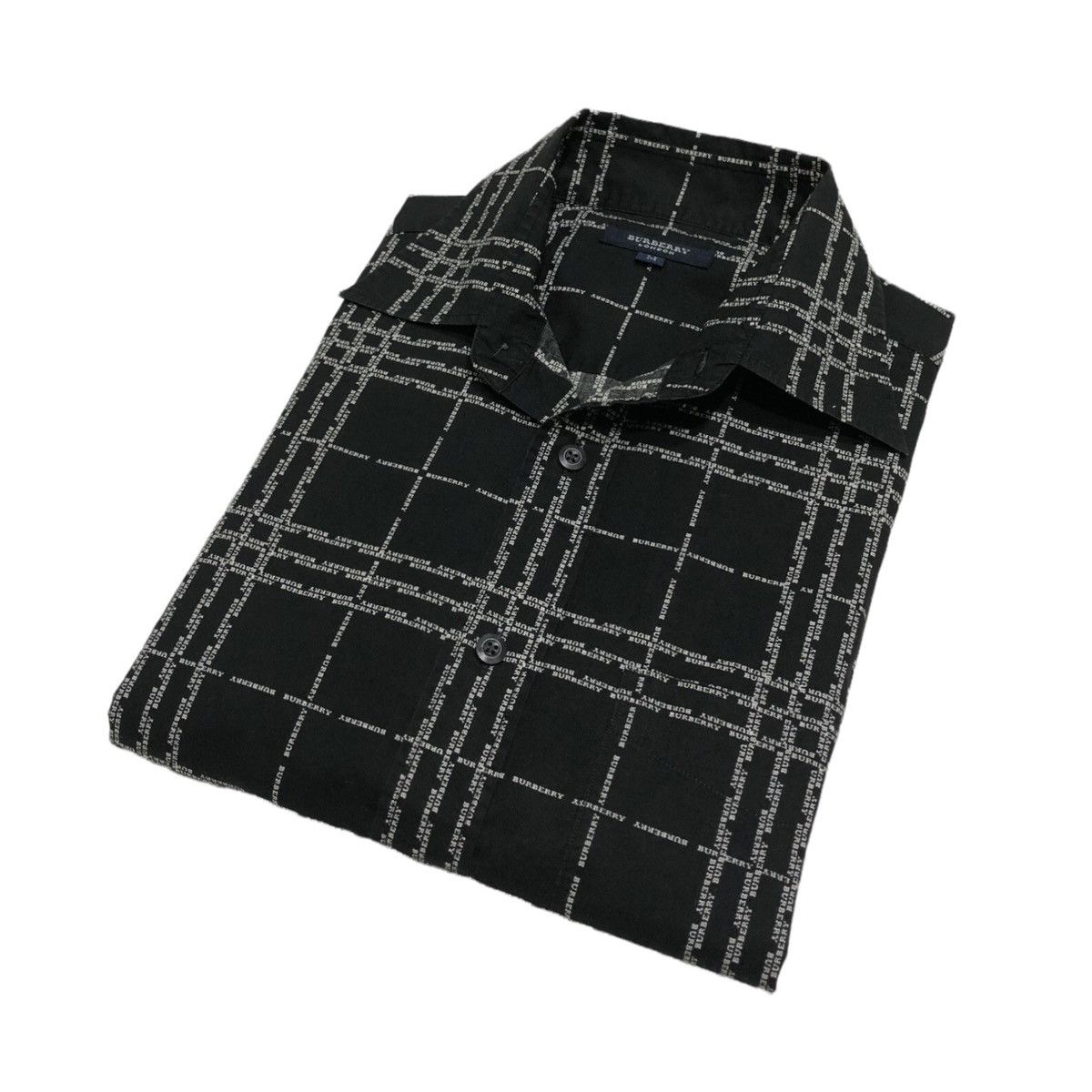 Burberry Authentic Burberry London Spell Out Over Print T-shirt Size US M / EU 48-50 / 2 - 5 Thumbnail