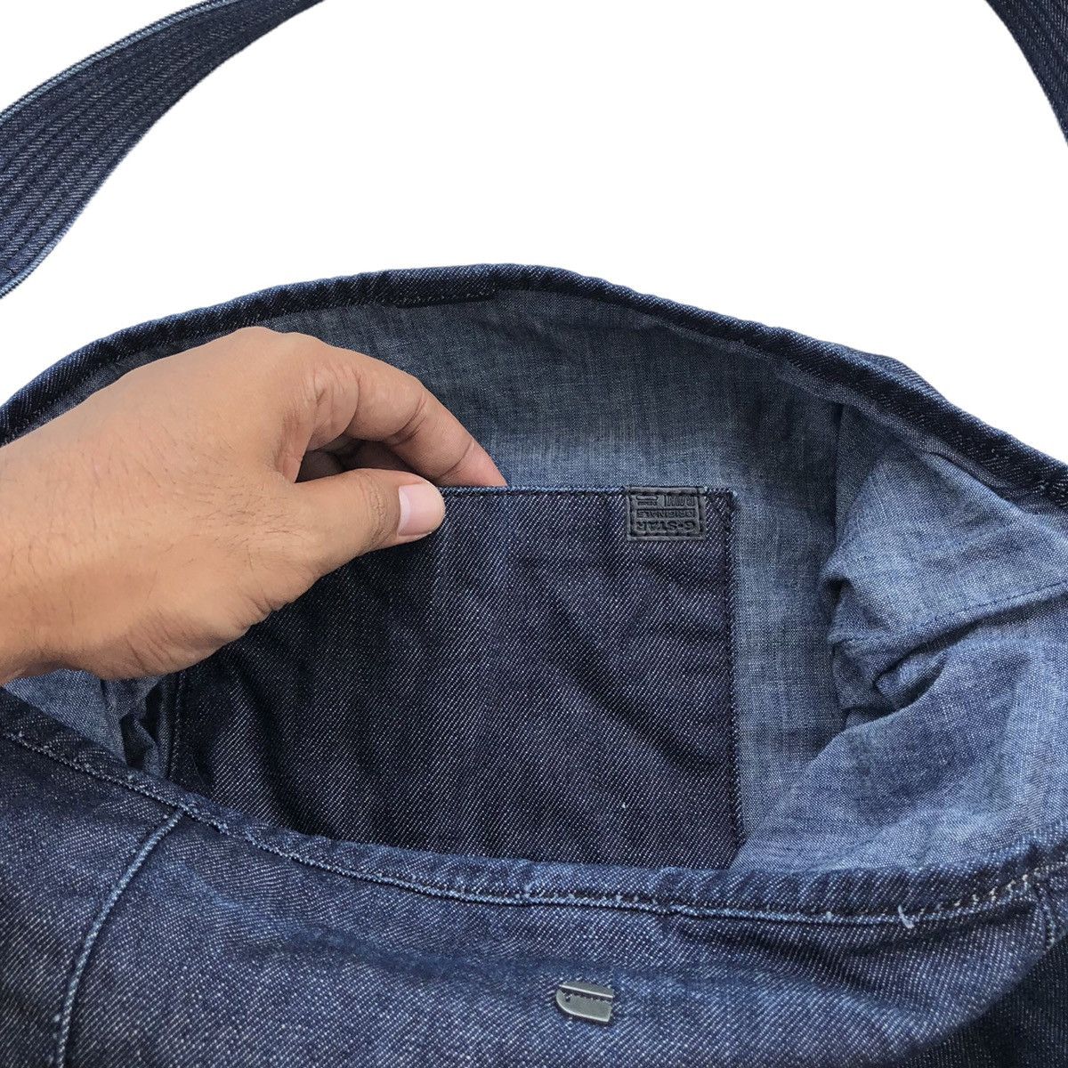 G-Star G-STAR RAW Denim Tote Bag Distressed Style Size ONE SIZE - 8 Thumbnail
