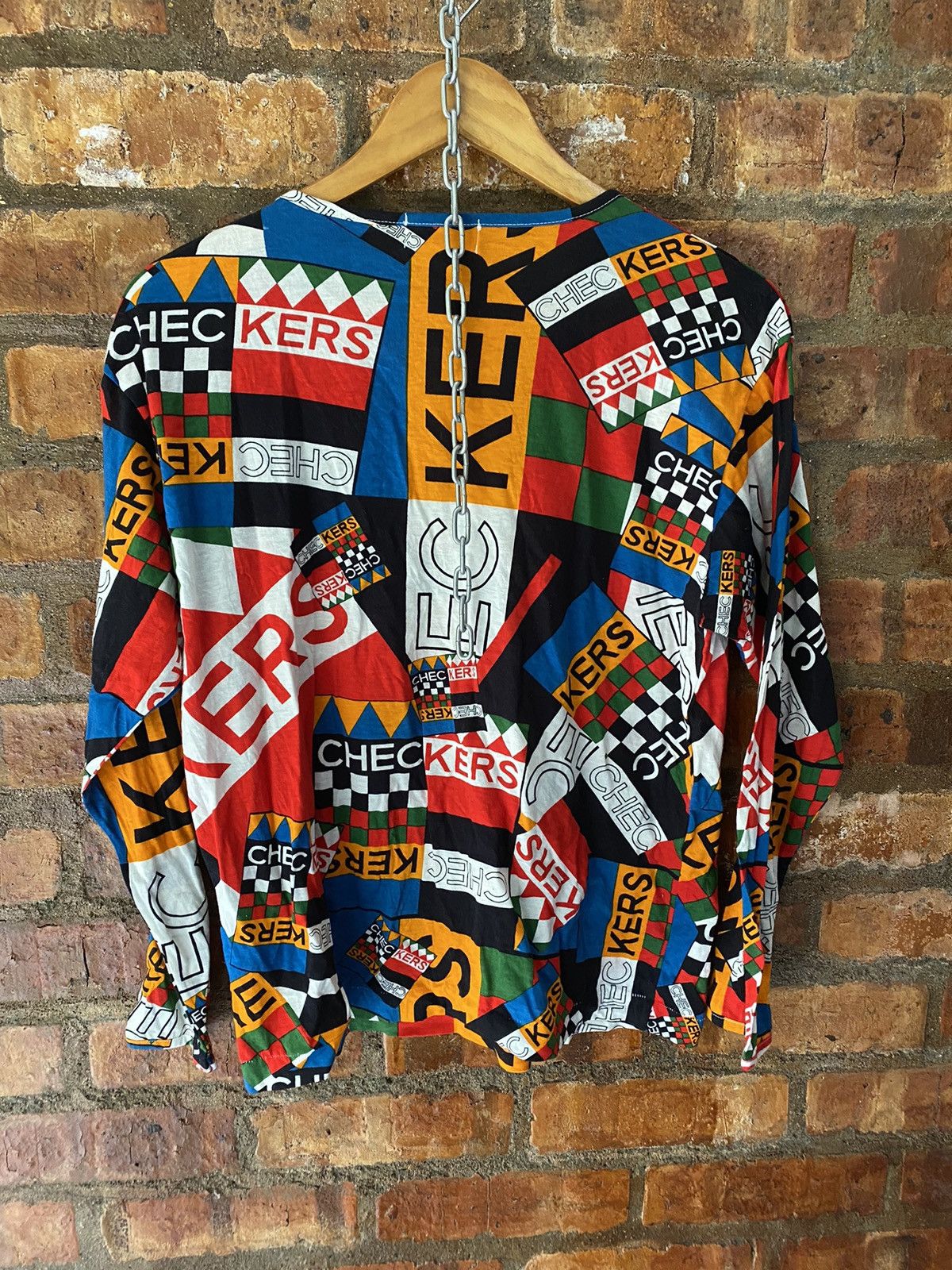 20471120 × Hysteric Glamour × Japanese Brand 90s Made in Japan Checkered all over print hysteric w&lt Size S / US 4 / IT 40 - 6 Thumbnail