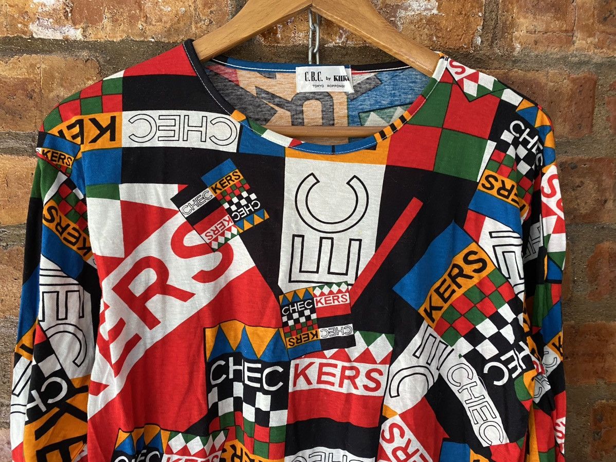20471120 × Hysteric Glamour × Japanese Brand 90s Made in Japan Checkered all over print hysteric w&lt Size S / US 4 / IT 40 - 3 Thumbnail