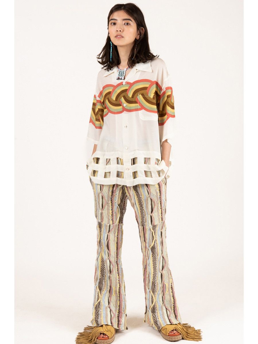 Kapital 7G Knit GAUDY Flare Pants