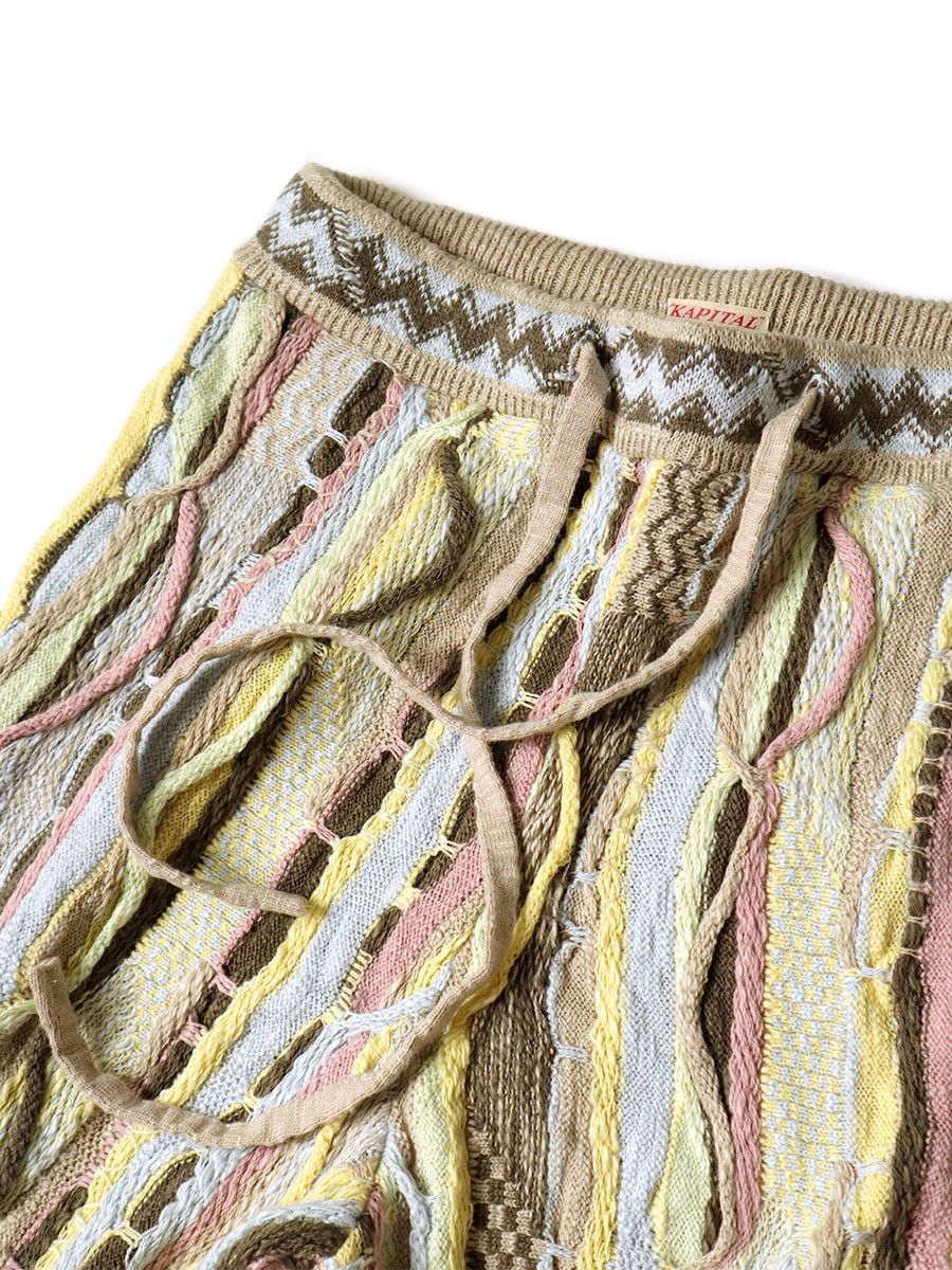 Kapital 7G Knit GAUDY Flare Pants