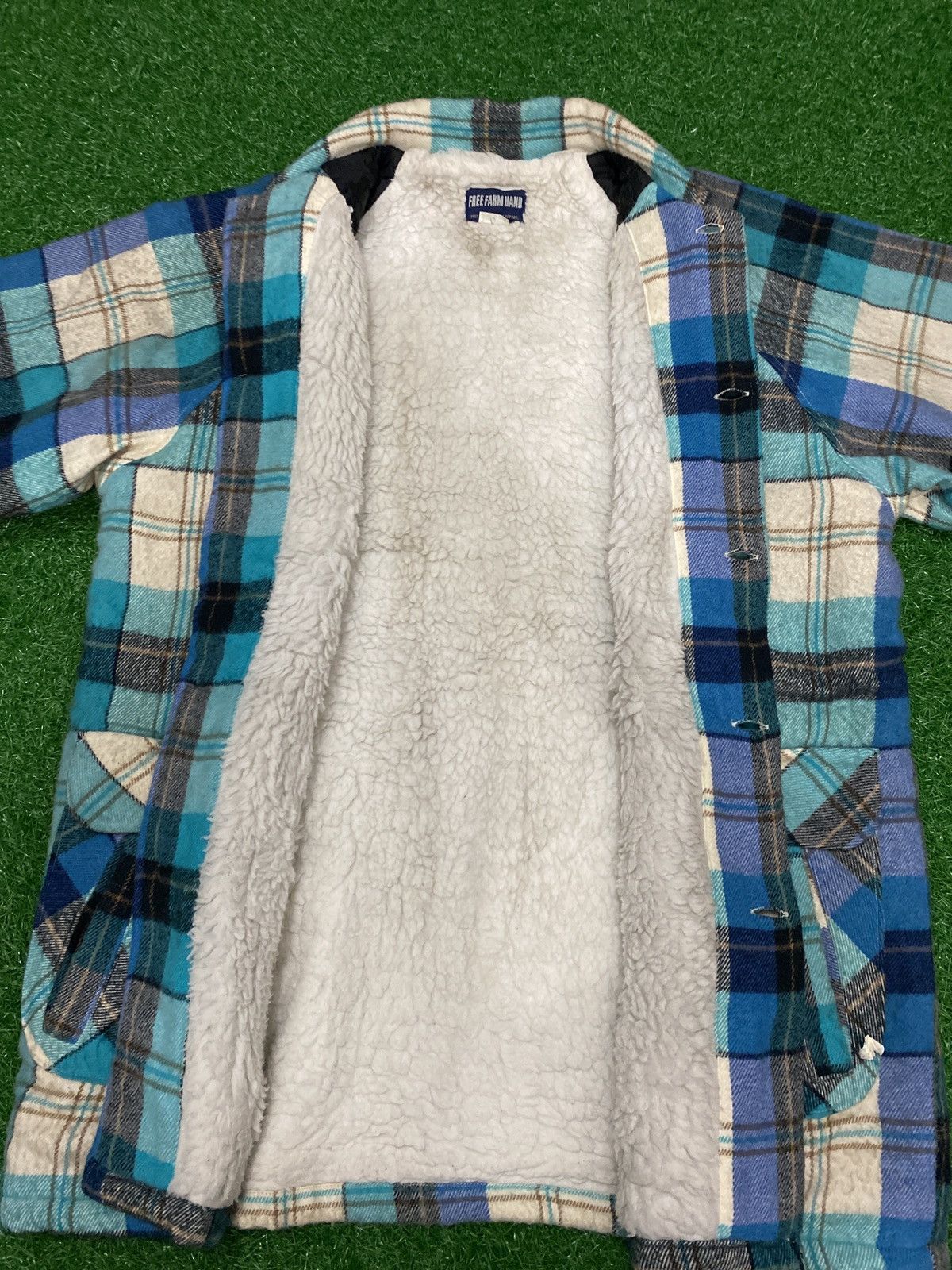 Flannel × Japanese Brand × Vintage Vintage free farm hand Flannel Jacket Size US L / EU 52-54 / 3 - 8 Thumbnail