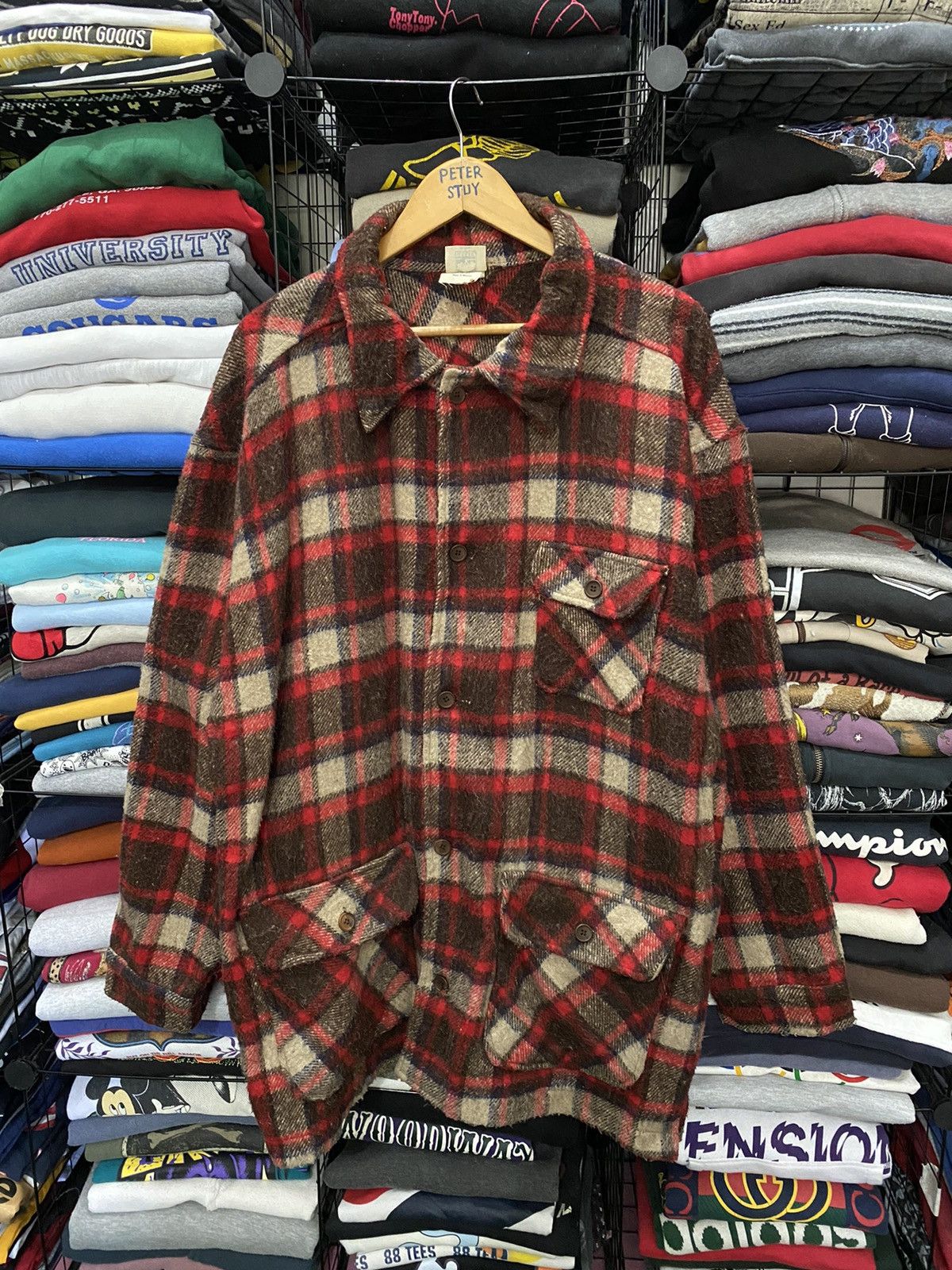 Japanese Brand O.A.K POINTE RED JACKET Size US L / EU 52-54 / 3 - 1 Thumbnail